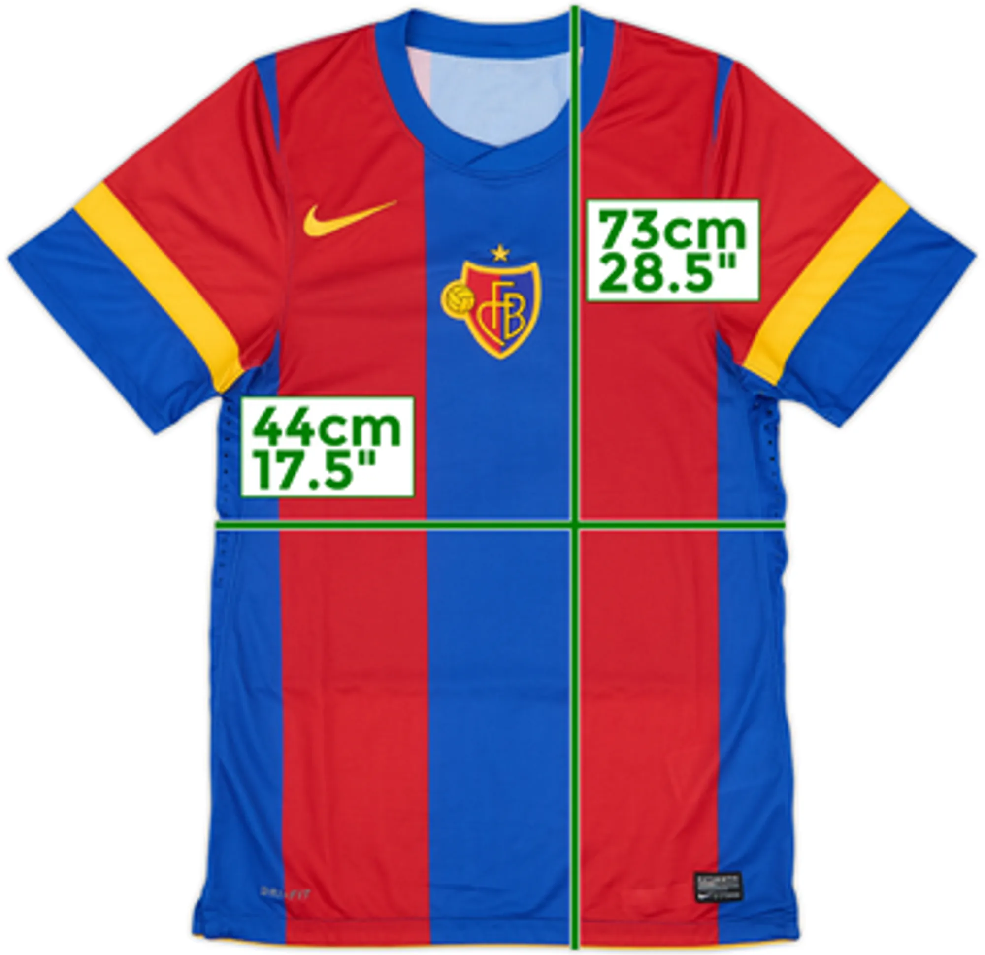 2011-12 FC Basel Player Issue Home Shirt - 8/10 - (S)