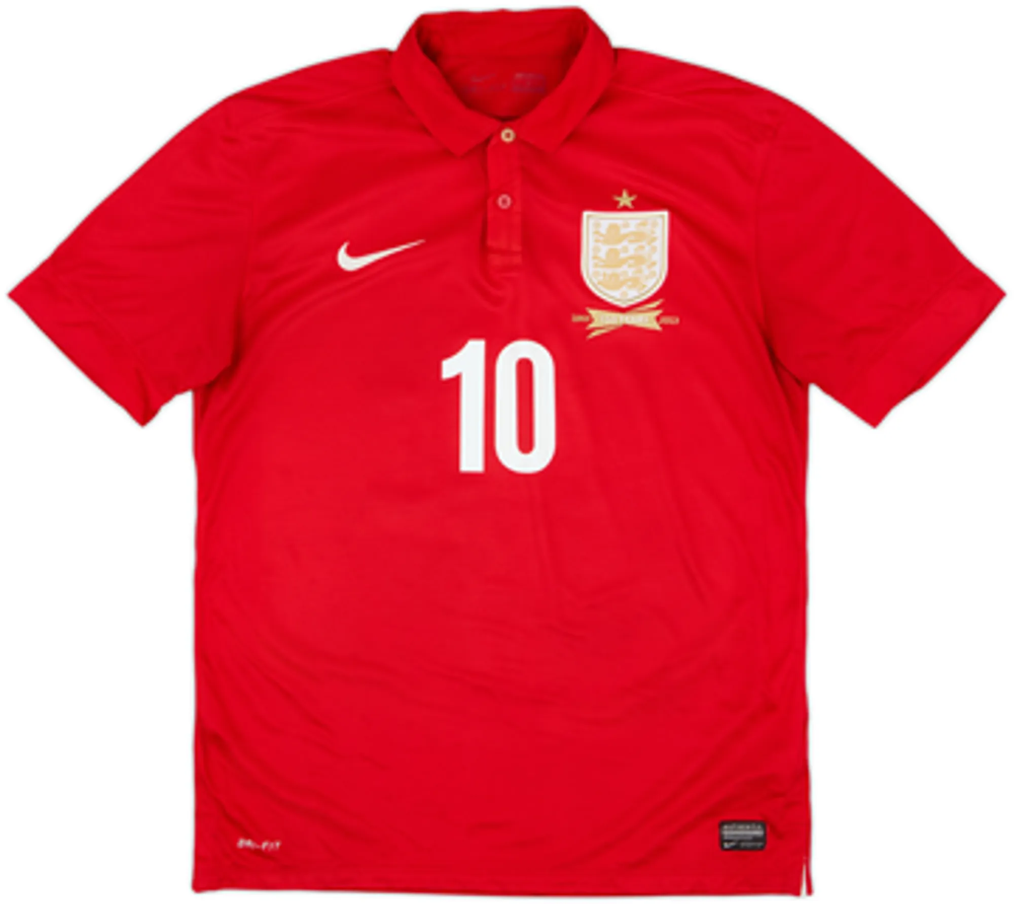 2013 England Away 150th Anniversary Shirt Rooney #10 - 7/10 - (M)
