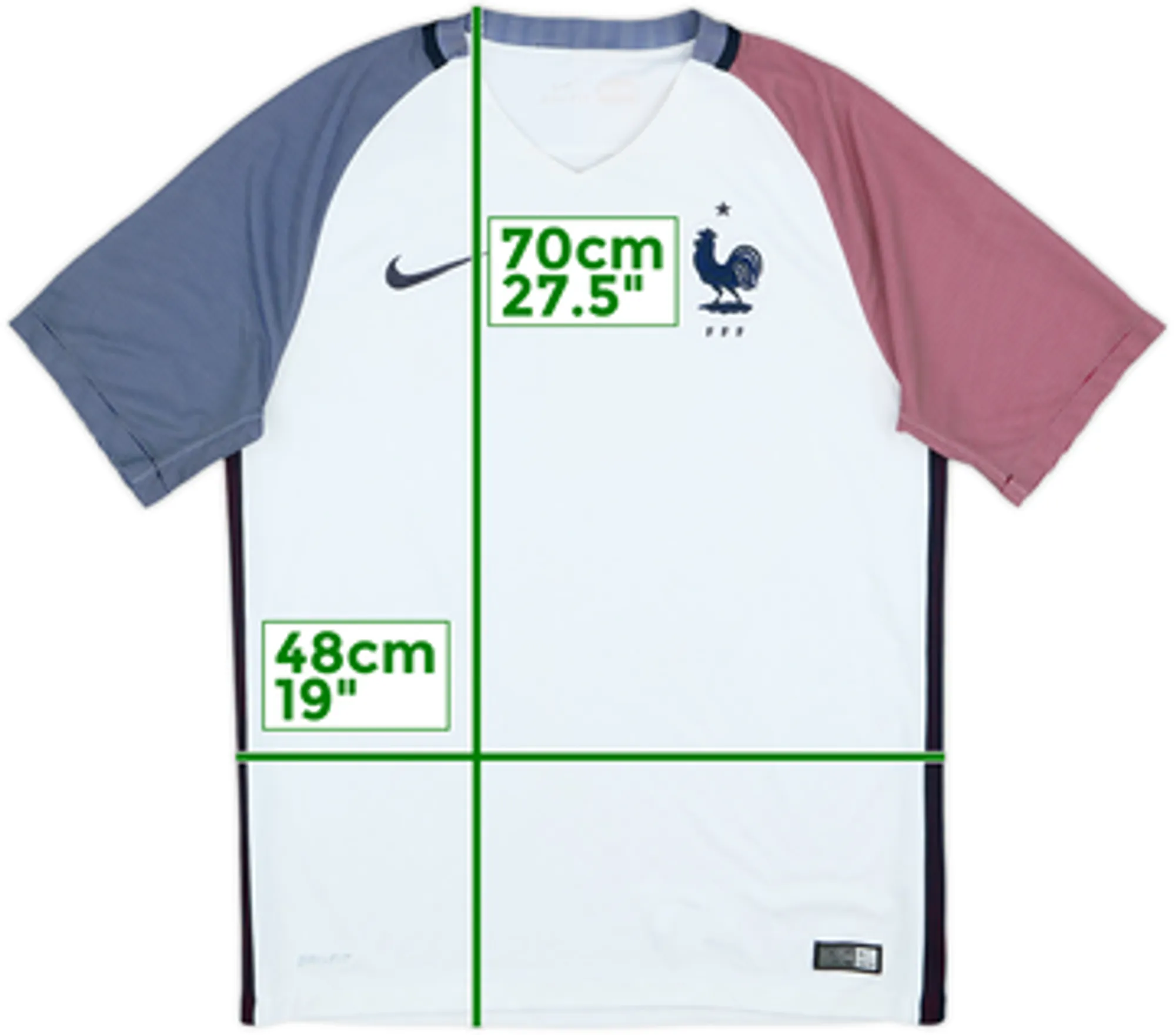 2016-17 France Away Shirt - 6/10 - (M)