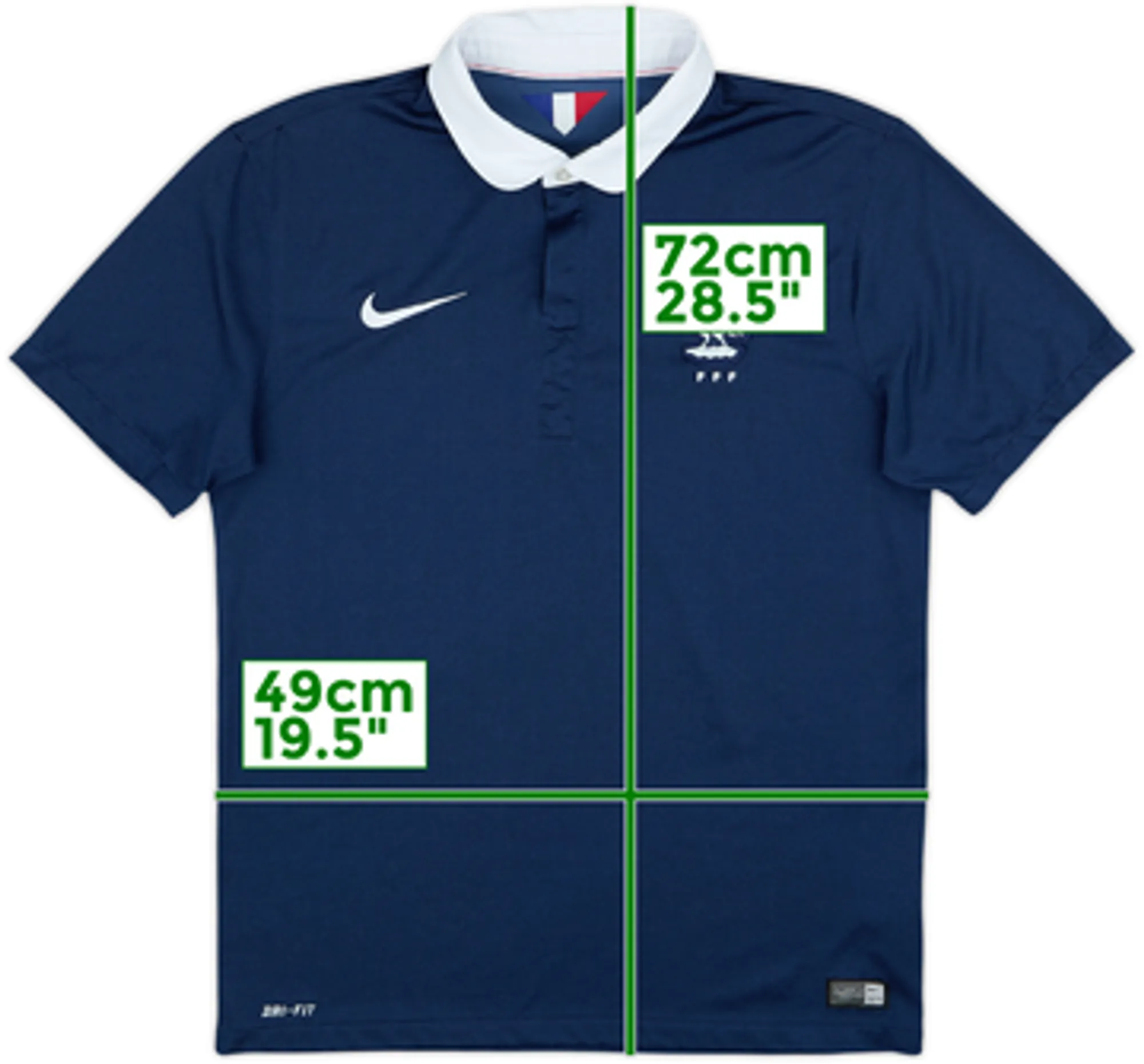 2014-15 France Home Shirt - 10/10 - (M)