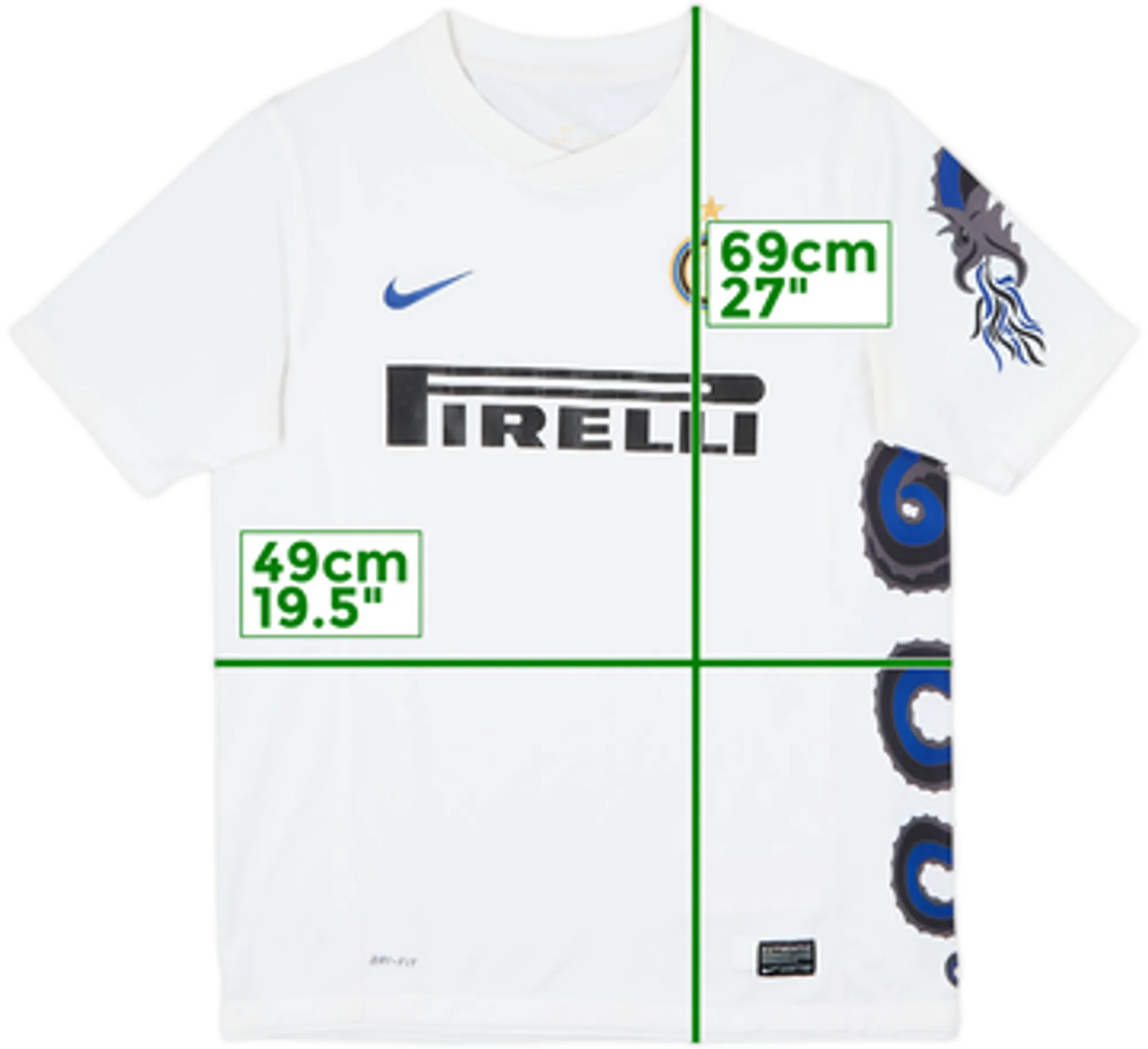 2010-11 Inter Milan Away Shirt - 6/10 - (XL.Boys)