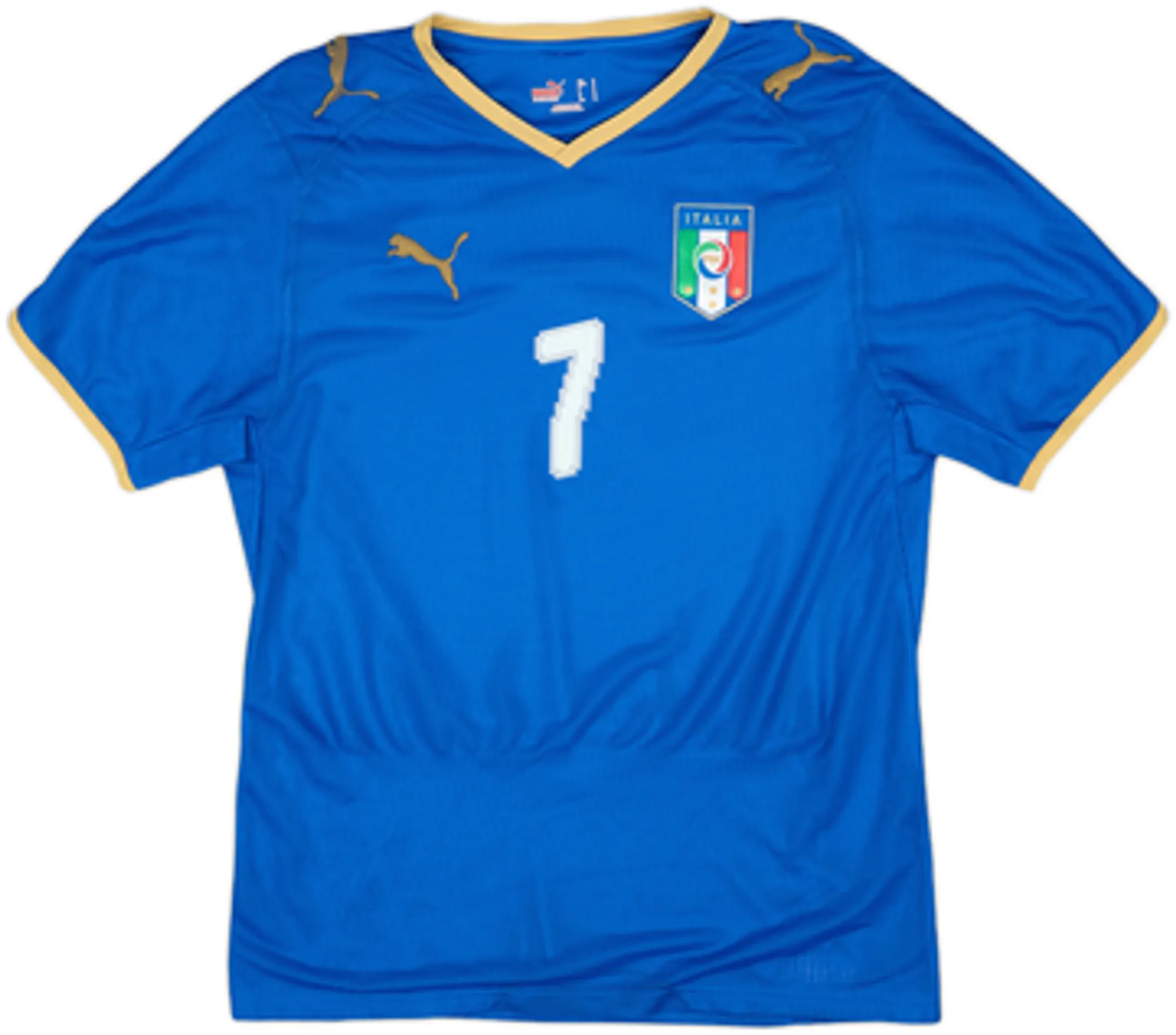 2007-08 Italy Home Shirt Del Piero #7 - 8/10 - (L)
