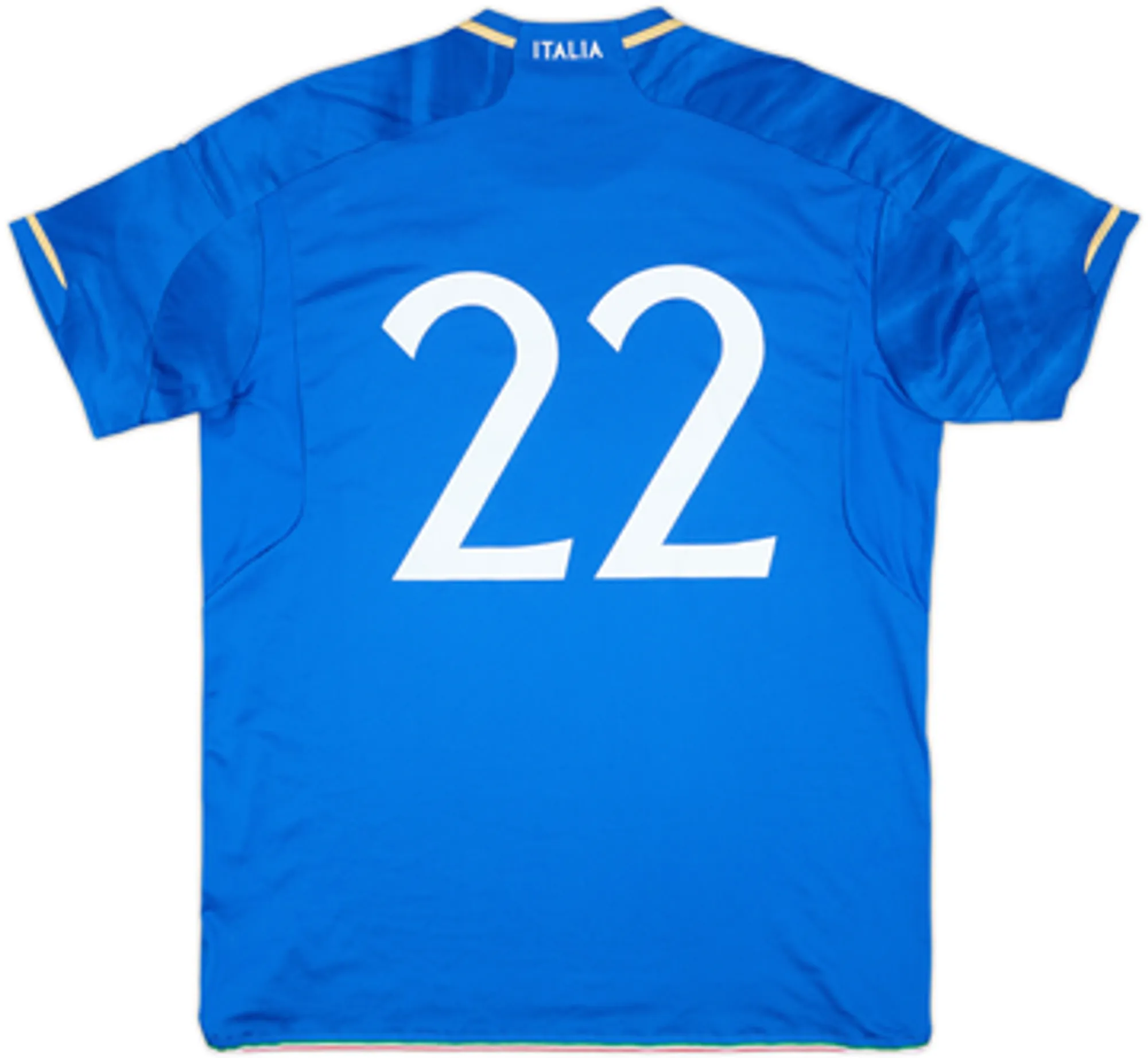 2023-24 Italy Home Shirt #22 - 9/10 - (XL)