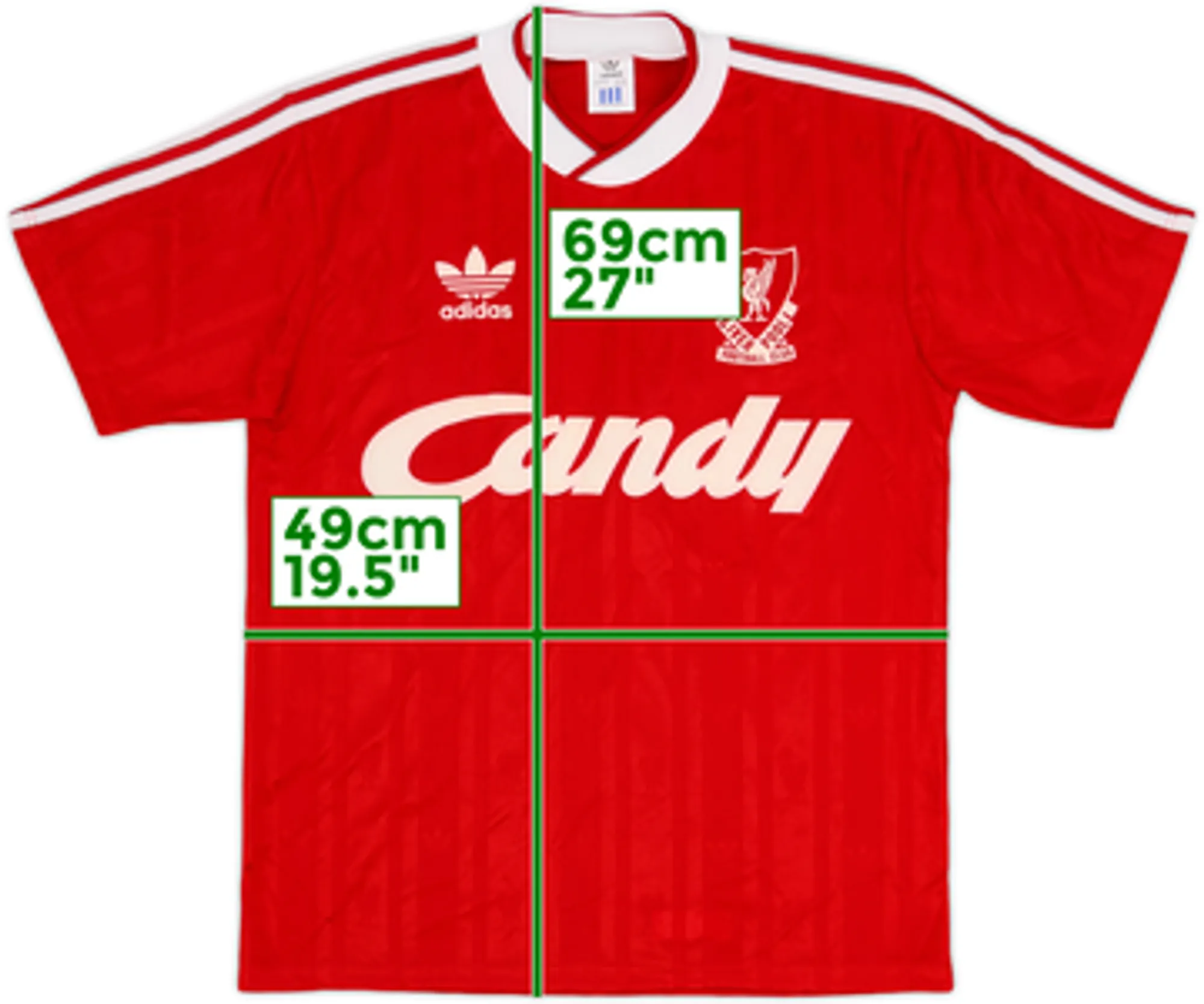 1988-89 Liverpool Home Shirt - 6/10 - (M)