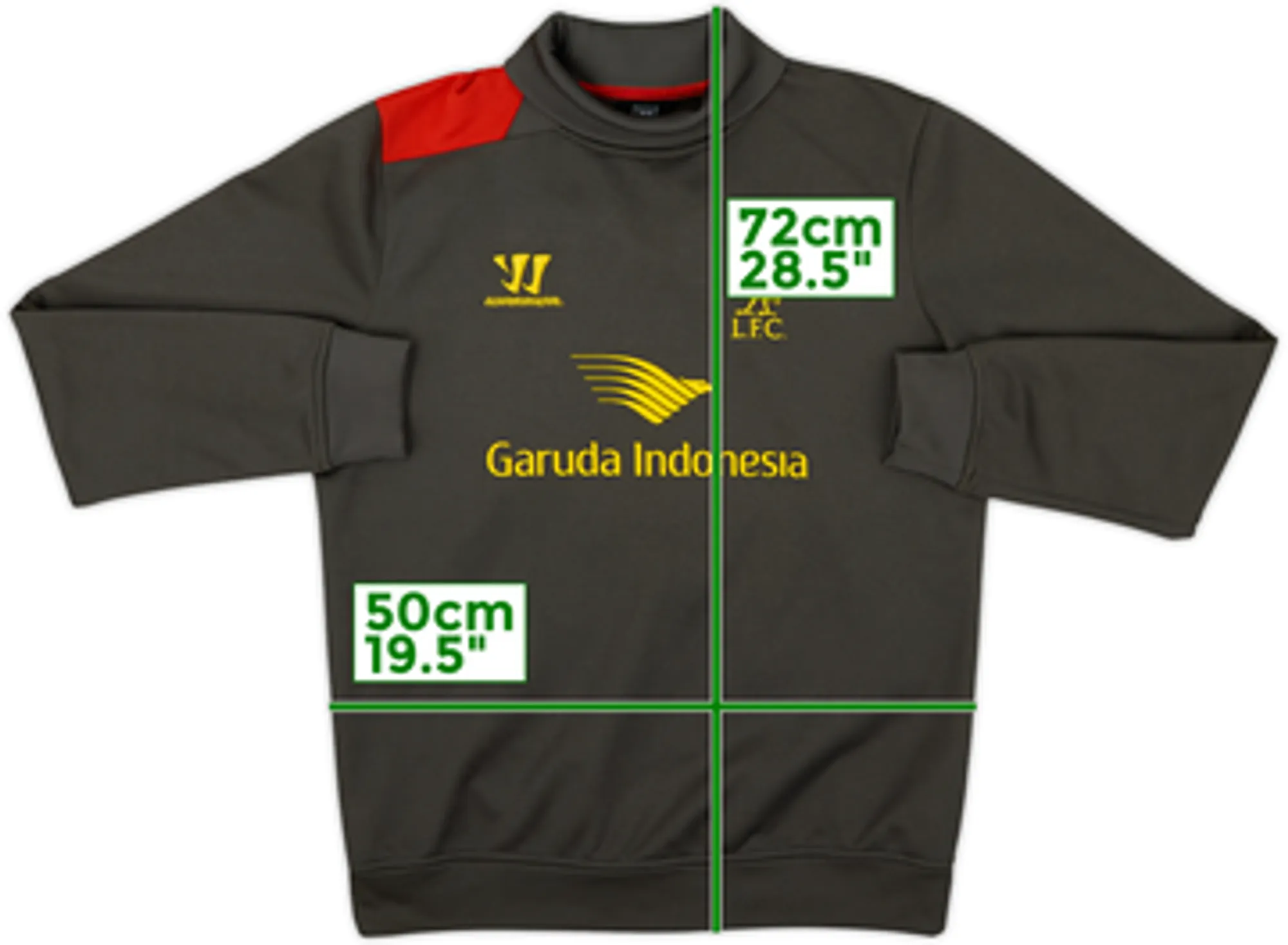 2014-15 Liverpool Warrior Sweat Top - 8/10 - (M)