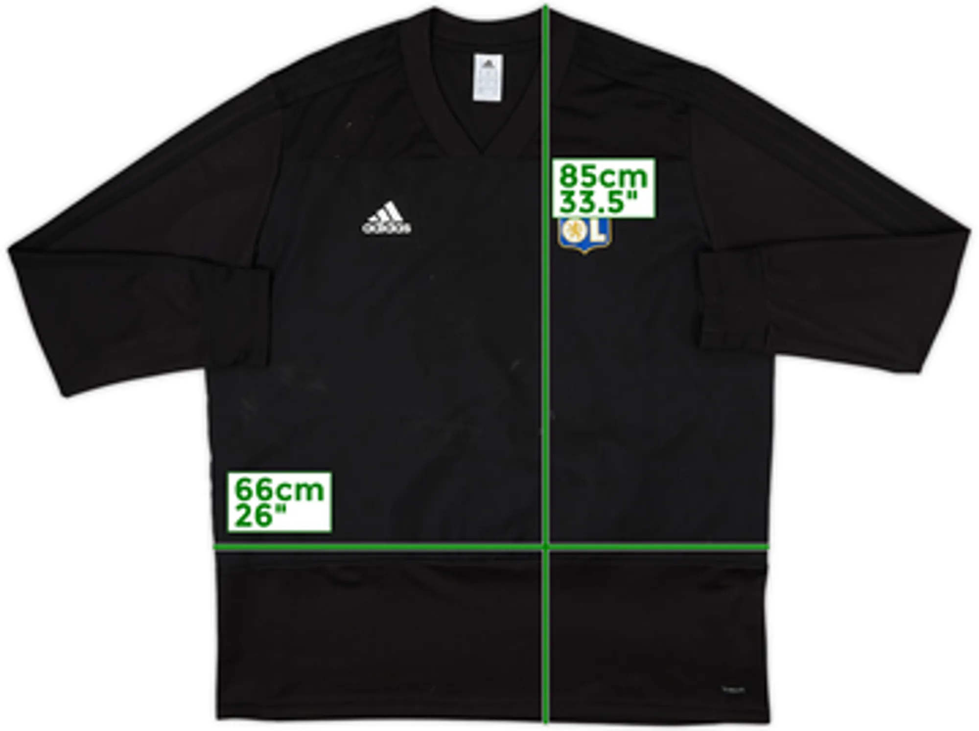 2018-19 Lyon adidas Drill Top - 6/10 - (XXL)
