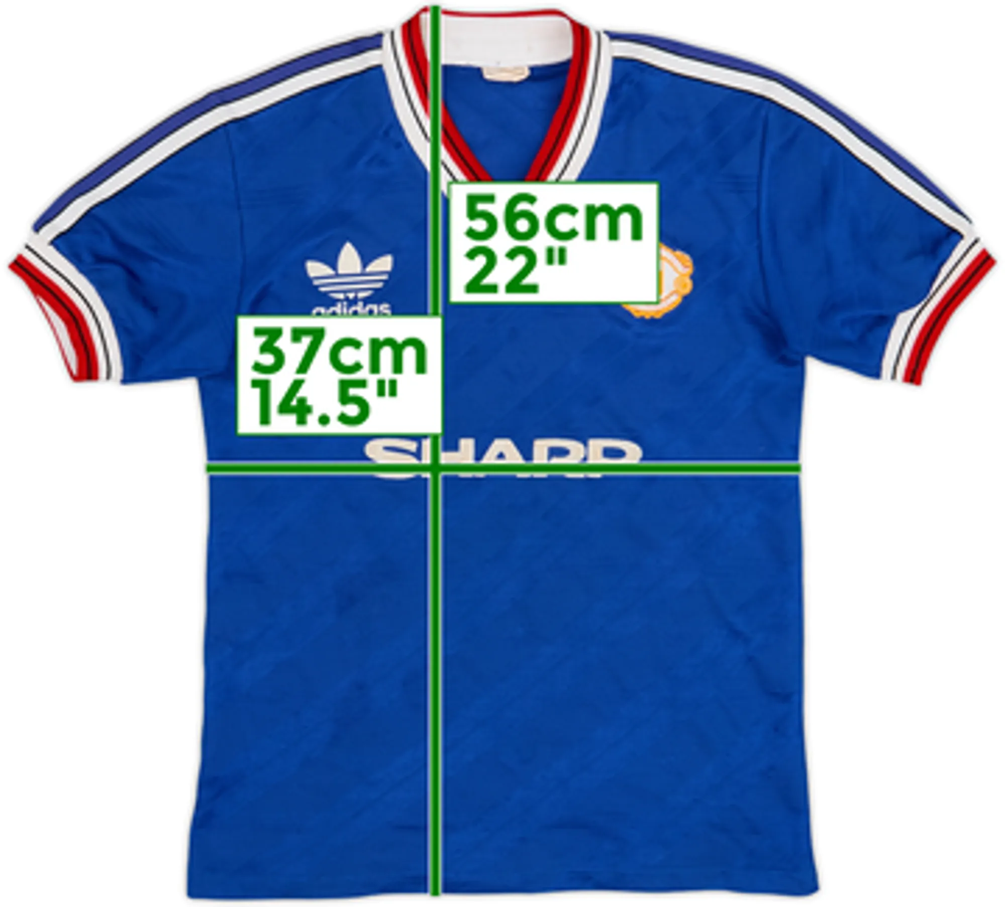 1986-88 Manchester United Third Shirt - 7/10 - (L.Boys)