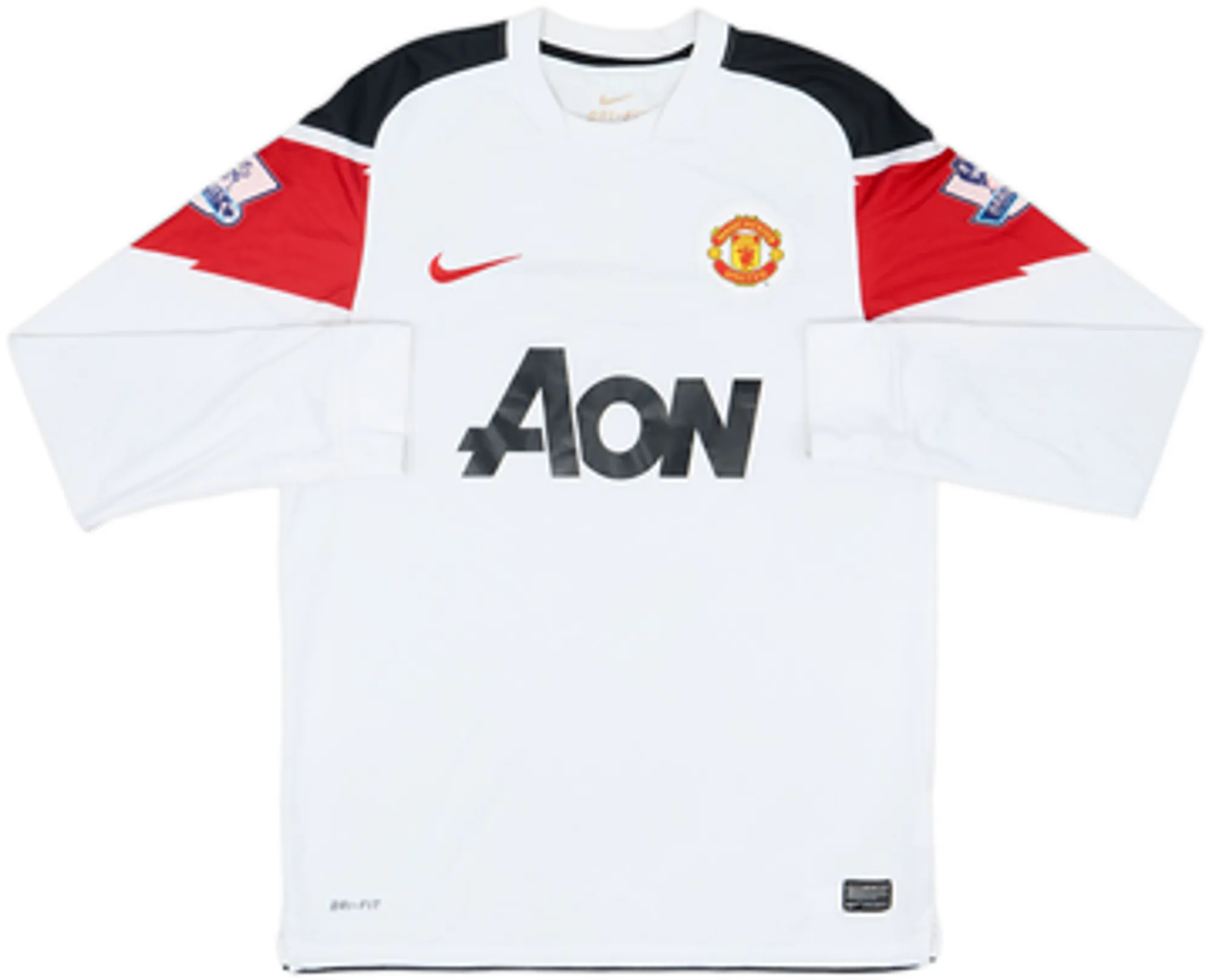 2010-12 Manchester United Away L/S Shirt Fletcher #24 - 6/10 - (M)