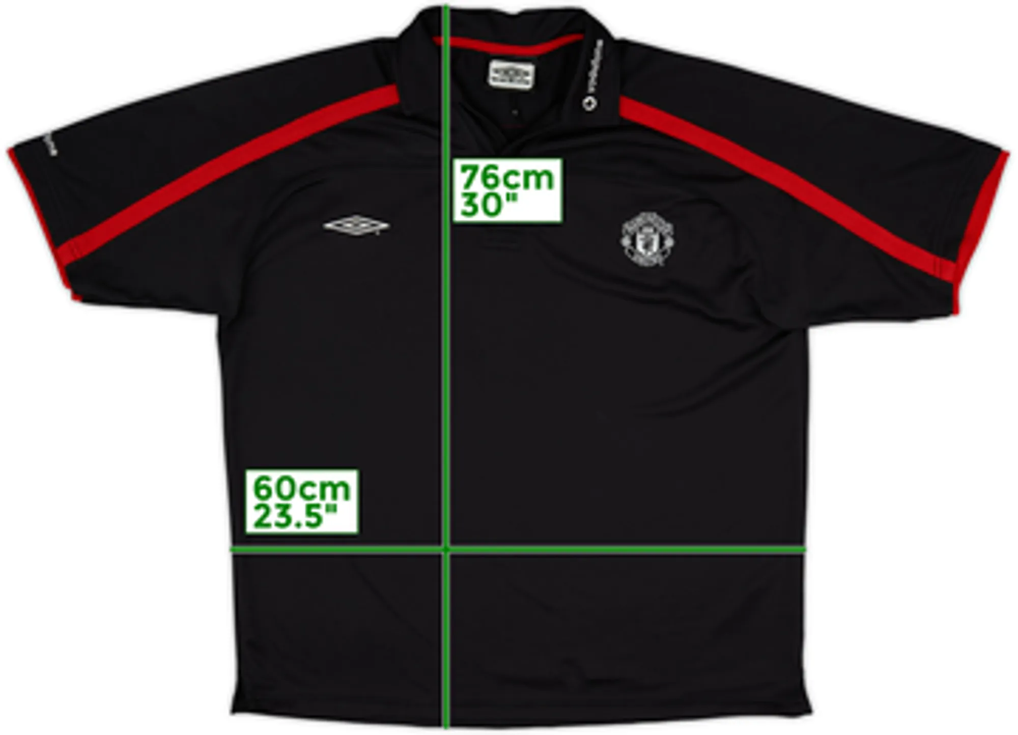 2000-01 Manchester United Umbro Polo Shirt - 10/10 - (S)