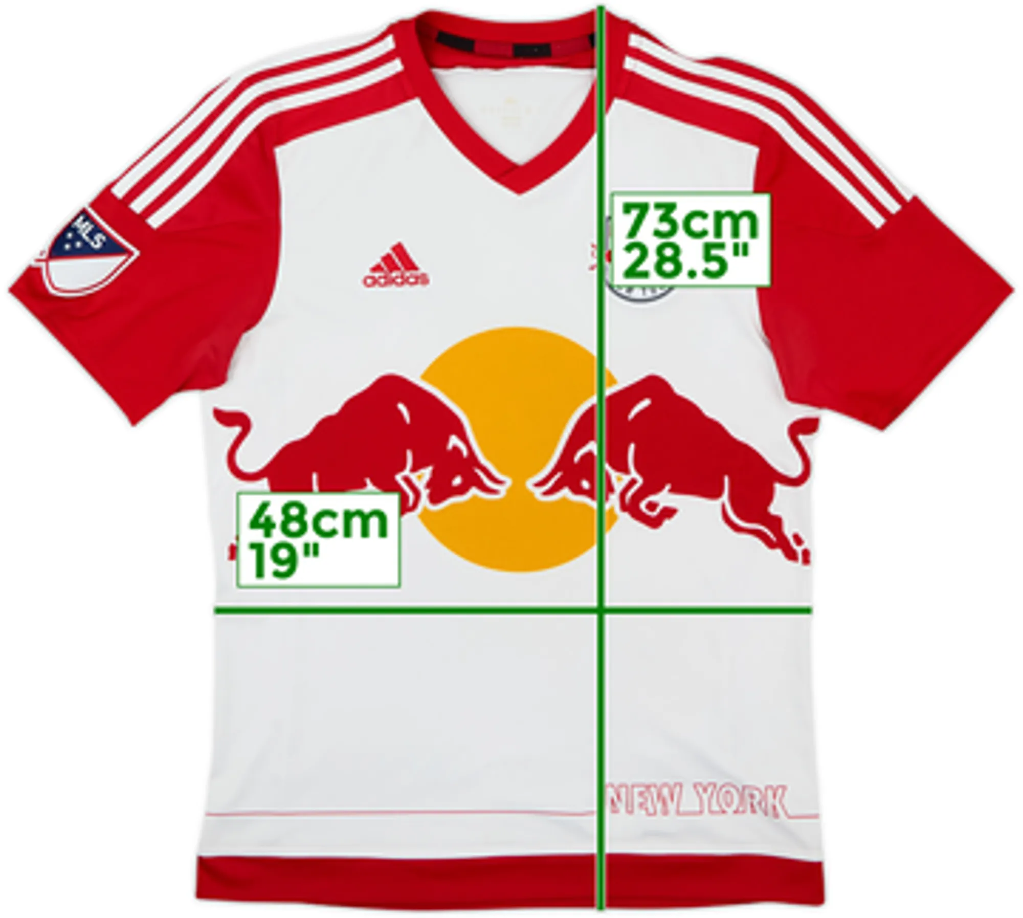 2015-16 New York Red Bulls Home Shirt - 5/10 - (M)