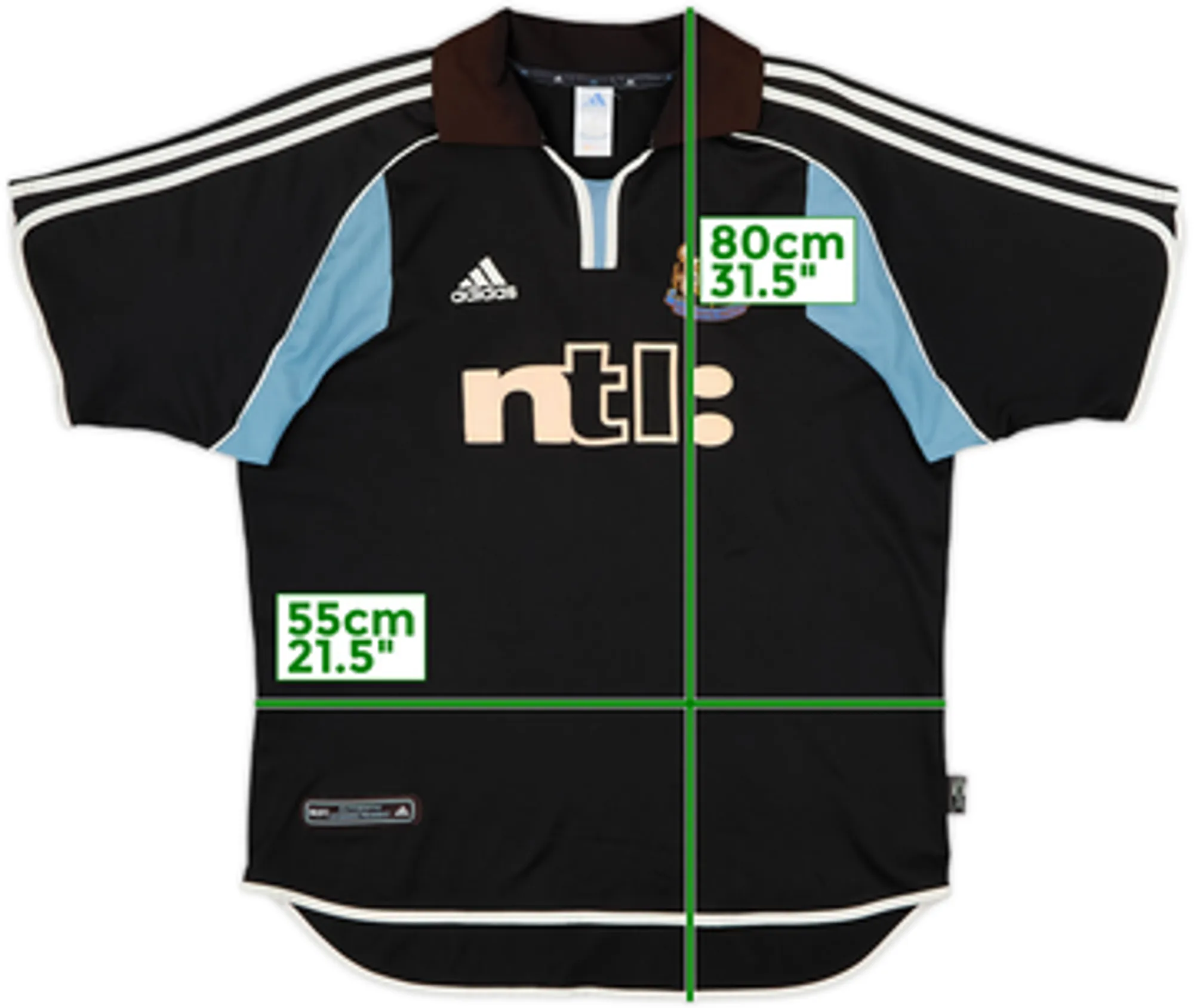 2000-01 Newcastle Away Shirt - 5/10 - (L)