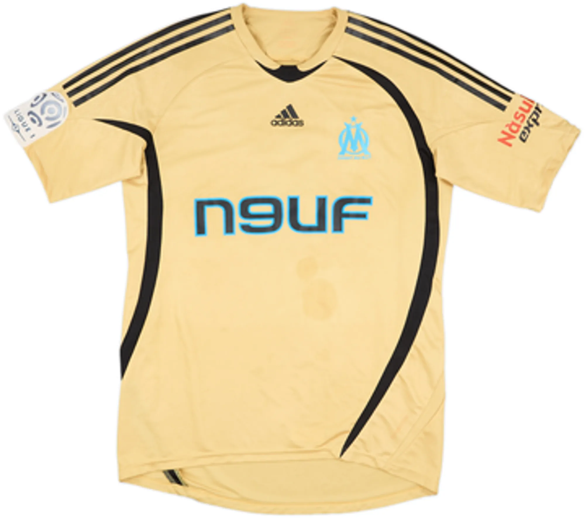 2008-09 Marseille Player Issue Third Shirt Hilton #5 - 6/10 - (XL)