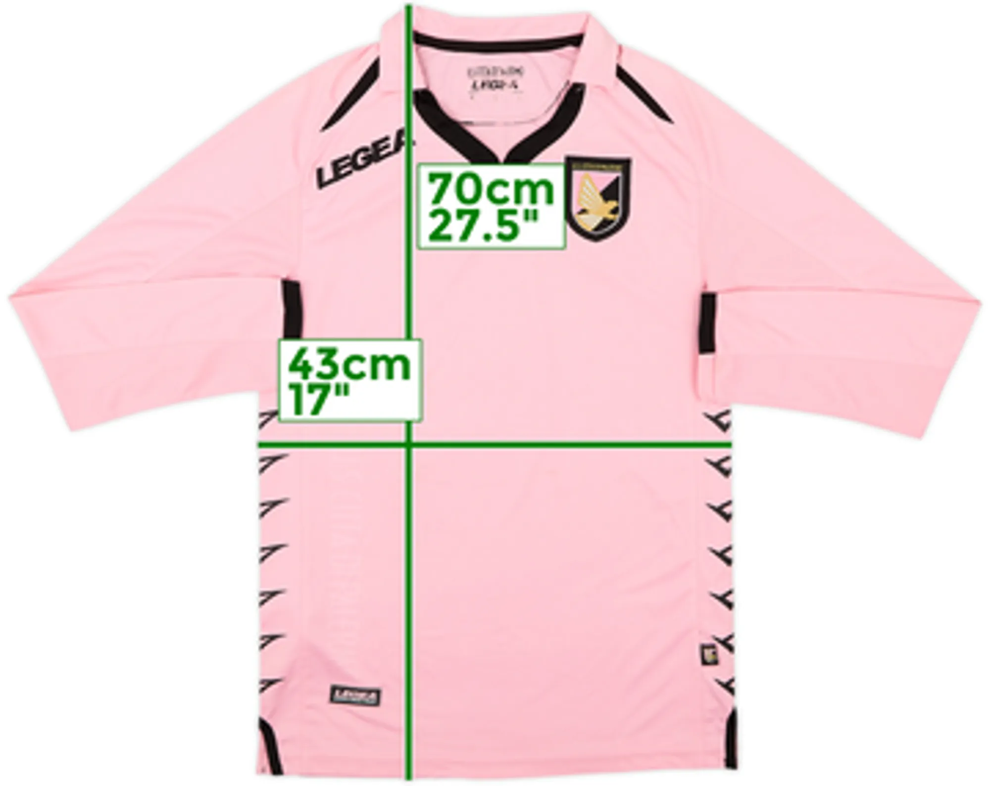 2018-19 Palermo Legea Training L/S Shirt - 9/10 - (S)
