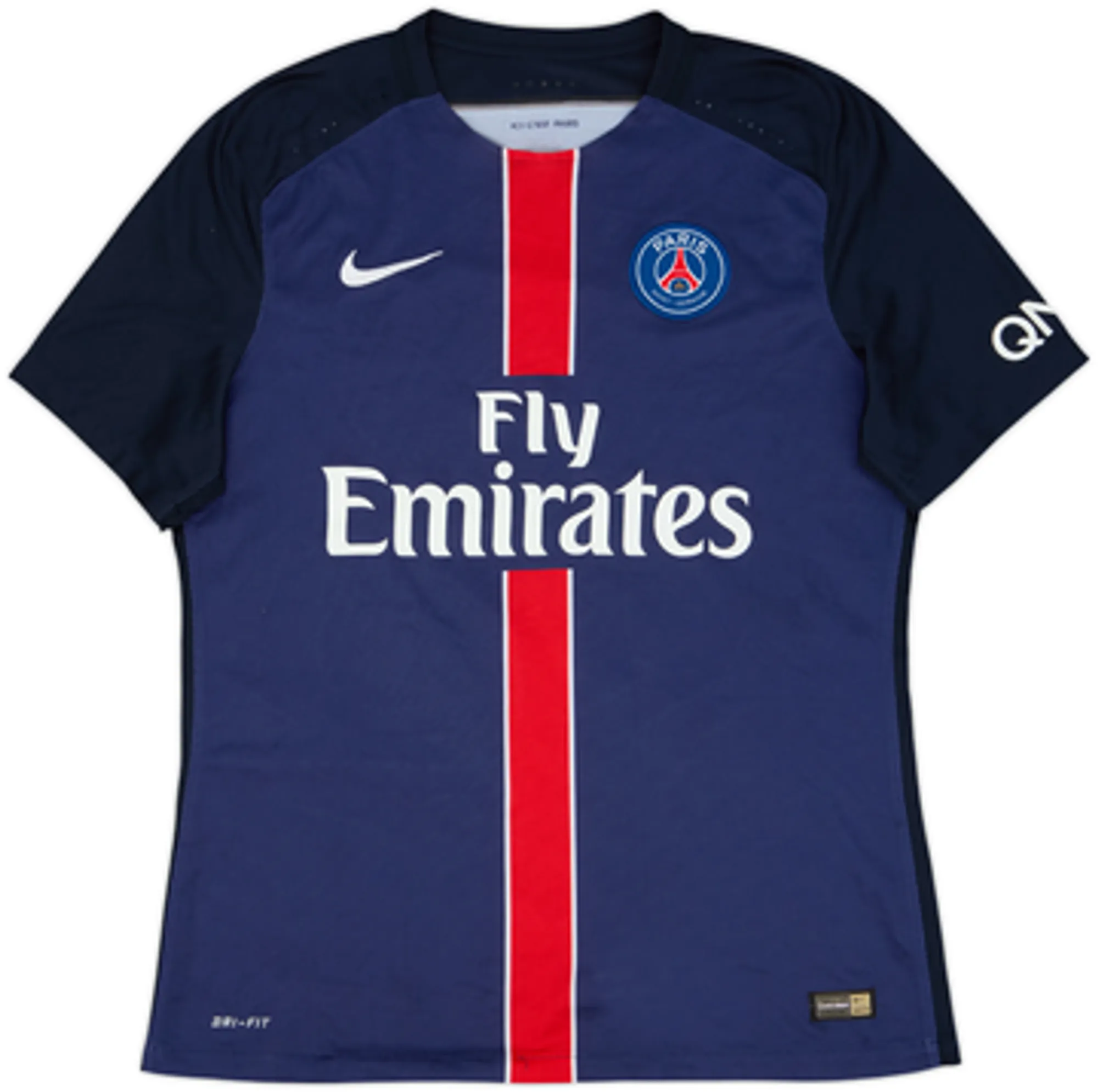 2015-16 Paris Saint-Germain Authentic Home Shirt Cavani #9 - 7/10 - (L)