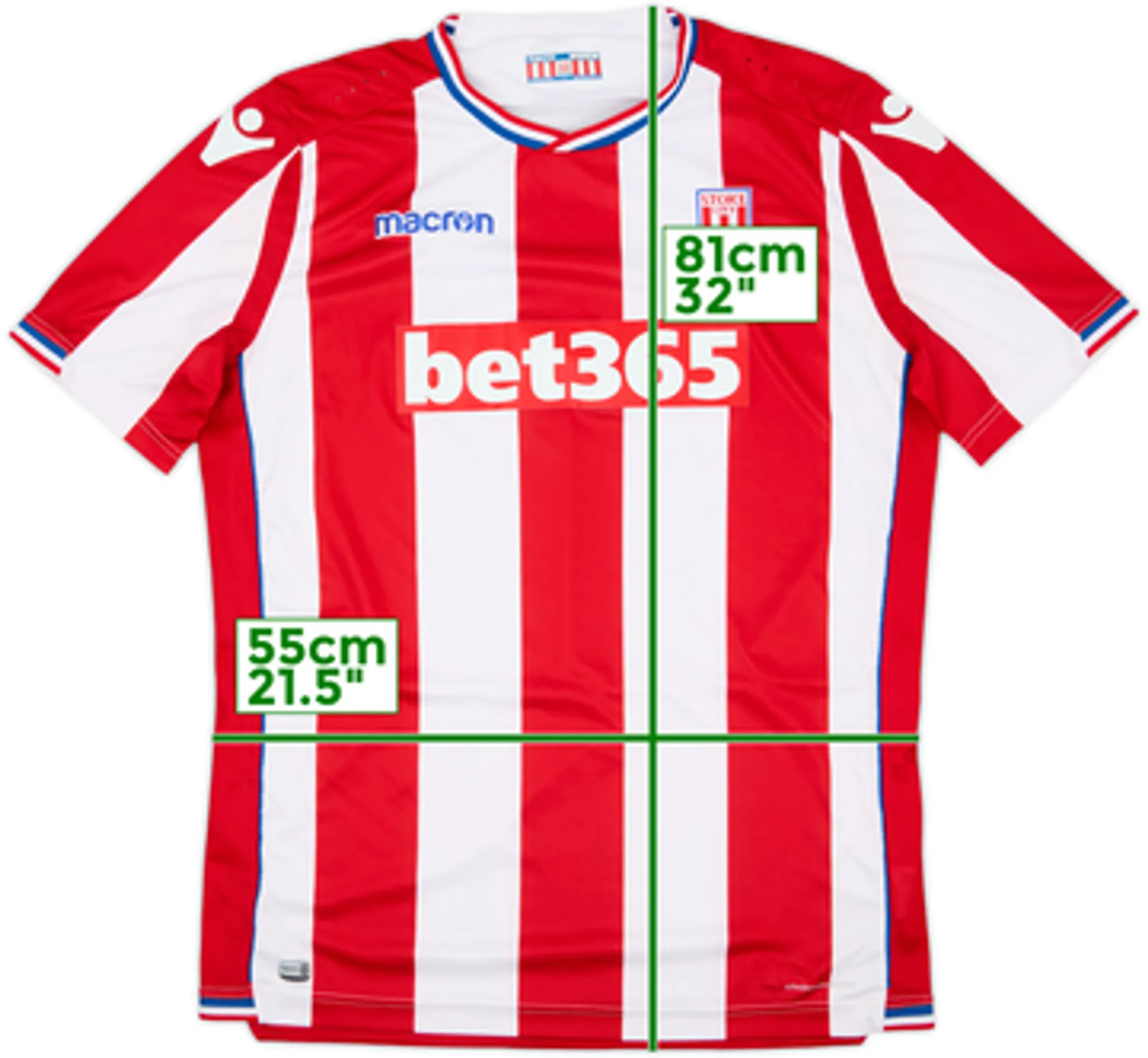 2017-18 Stoke City Home Shirt - 8/10 - (3XL)