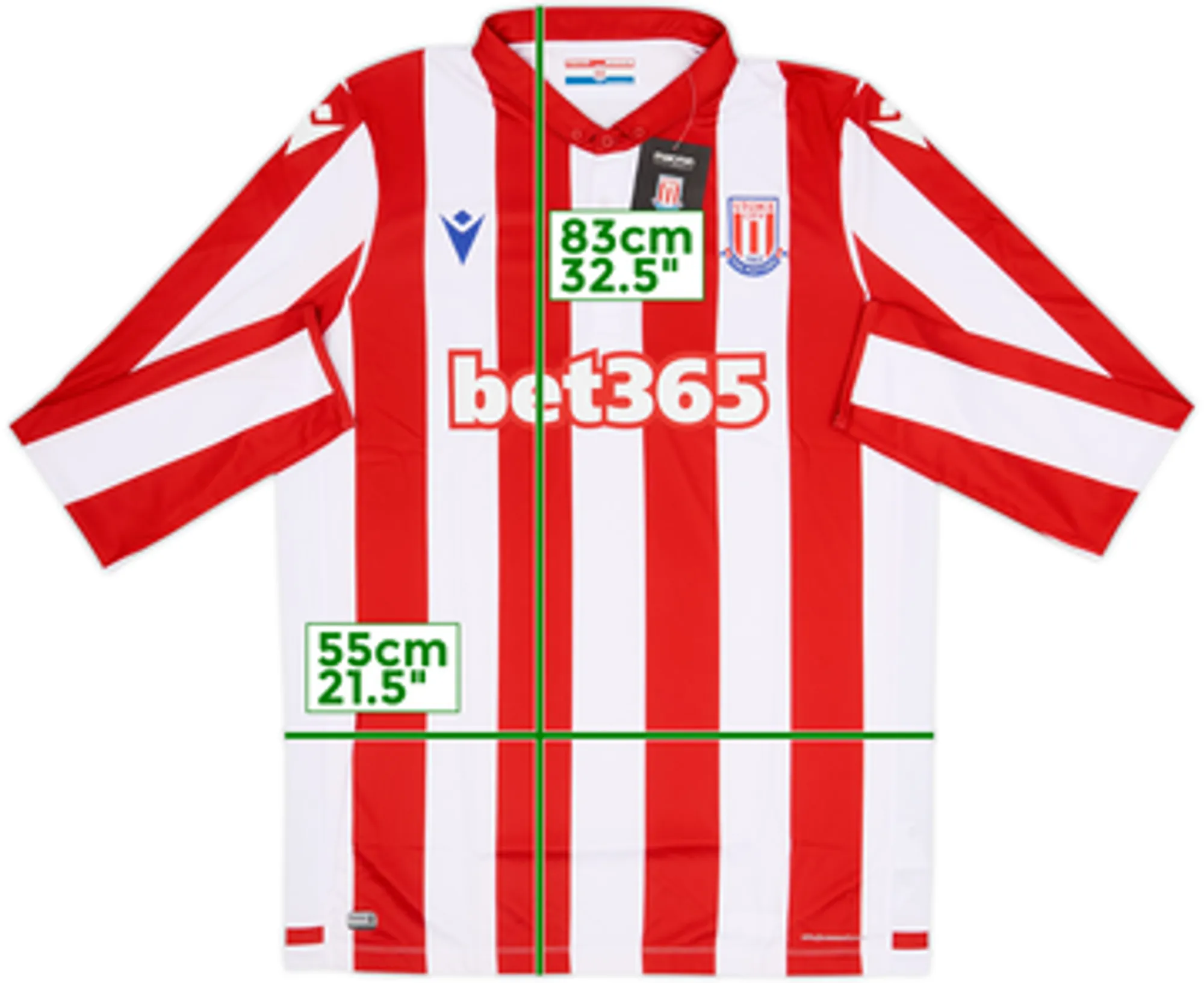 2019-20 Stoke City Home L/S Shirt (XXL)