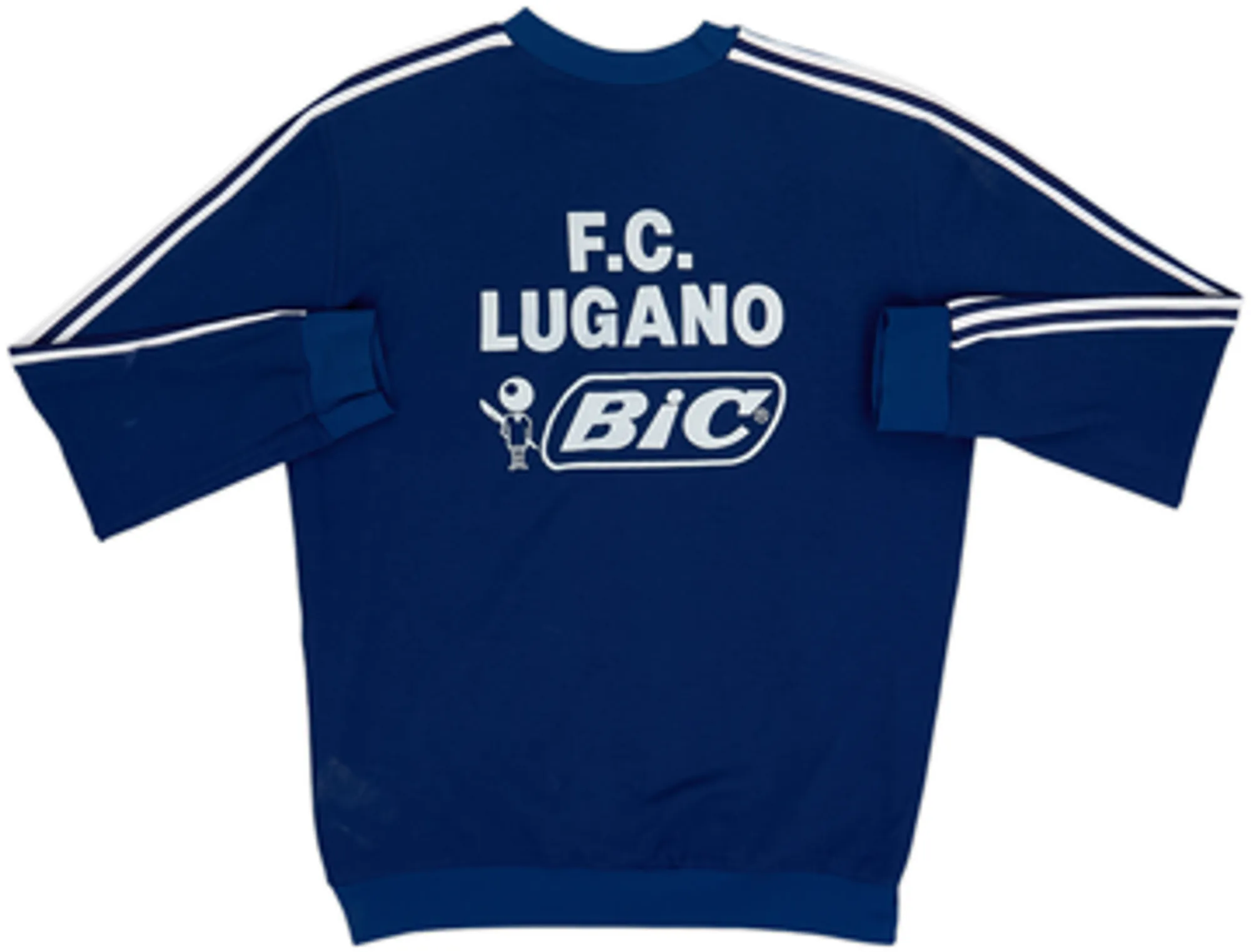 1988-89 Lugano Player Issue adidas Sweat Top #11 - 6/10 - (M/L)