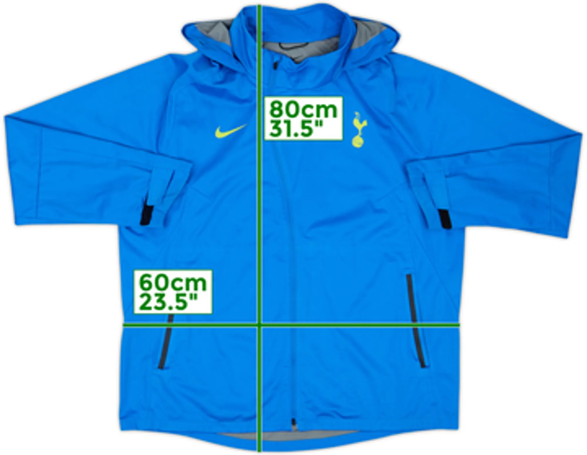 2021-22 Tottenham Nike Hooded Track Jacket - 9/10 - (XL)