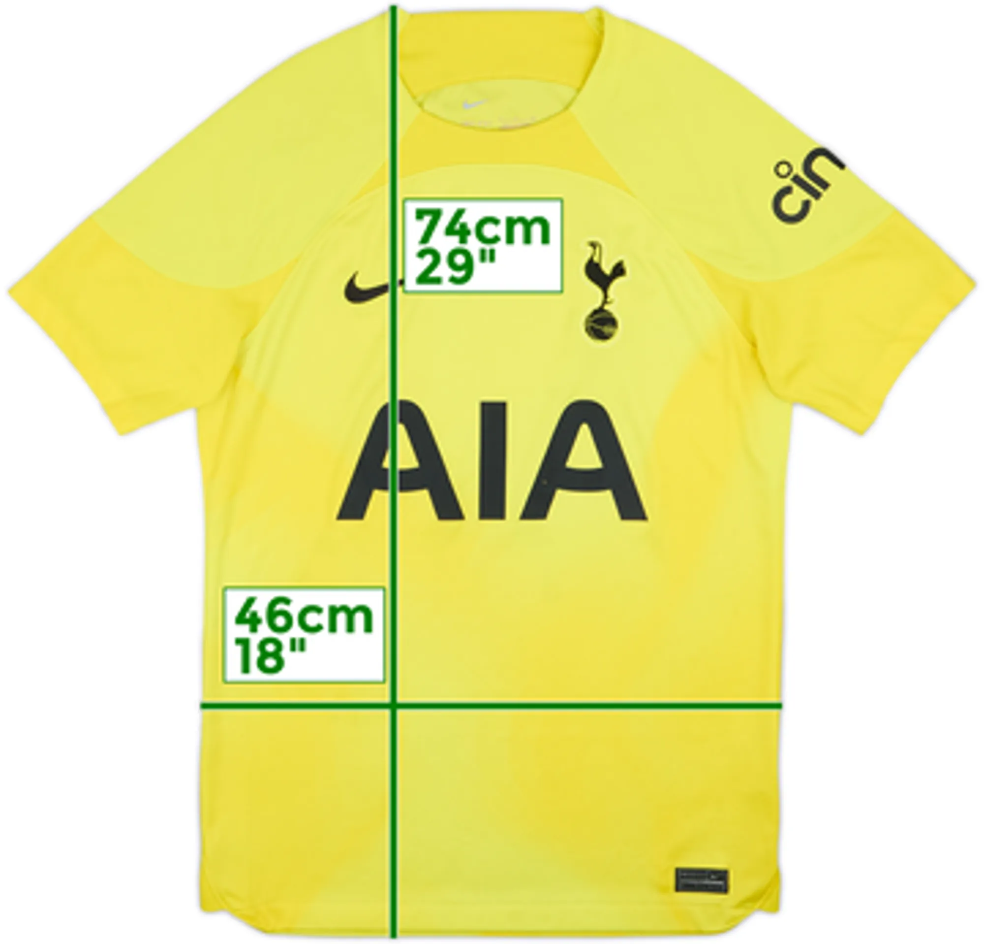 2022-23 Tottenham GK S/S Shirt - 7/10 - (S)
