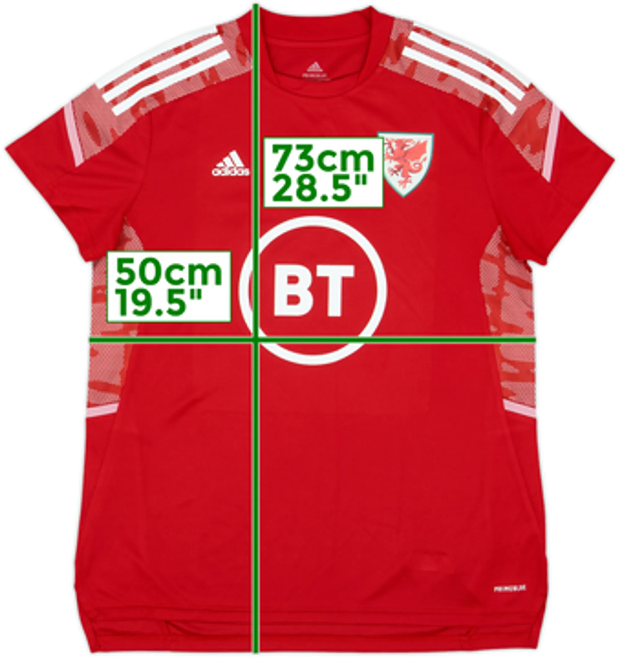 2021-22 Wales adidas Training Shirt - 10/10 - (Women's L)
