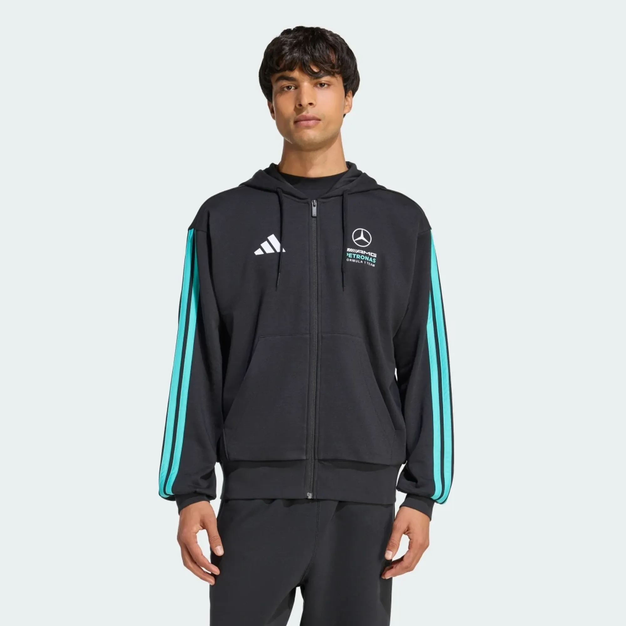 adidas MERCEDES - AMG PETRONAS FORMULA 1 TEAM DNA FULL ZIP HOODY