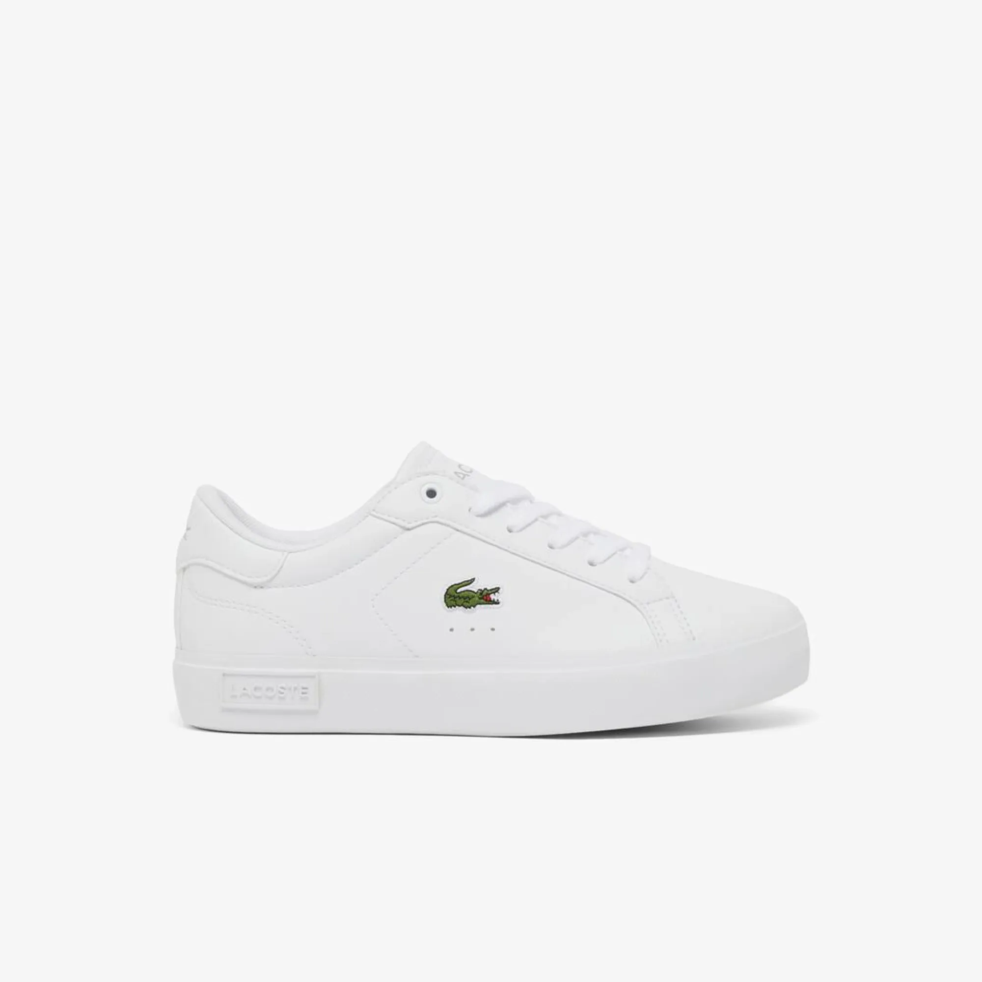 Lacoste Junior's Powercourt Sneakers - White