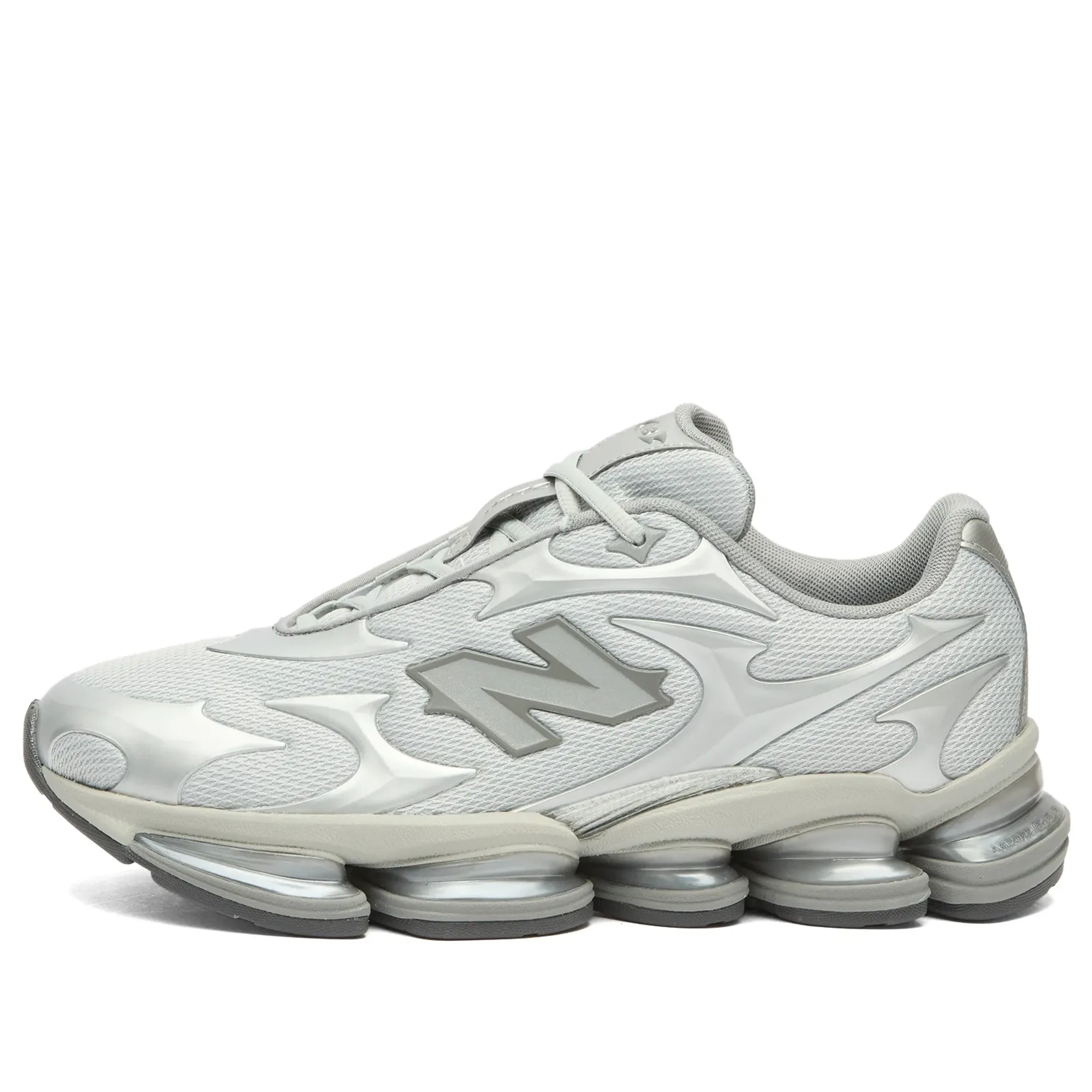 New Balance Men's Abzorb 2000 Sneaker Silver Metallic/Silver Metallic