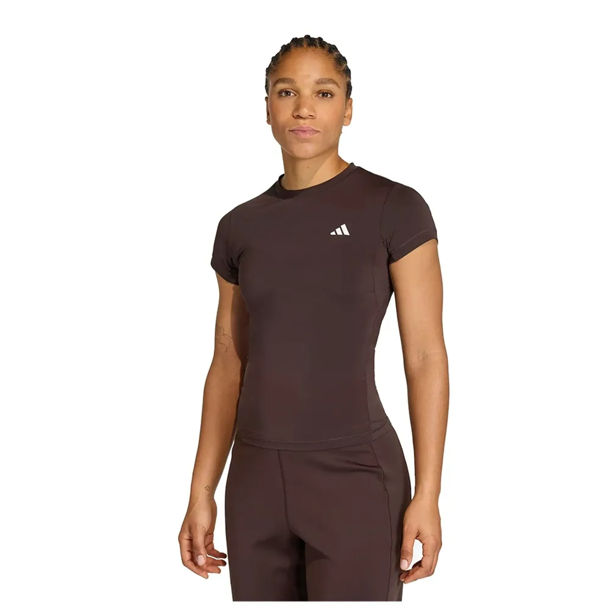 Adidas Power Essentials Workout Contour Short Sleeve T-shirt