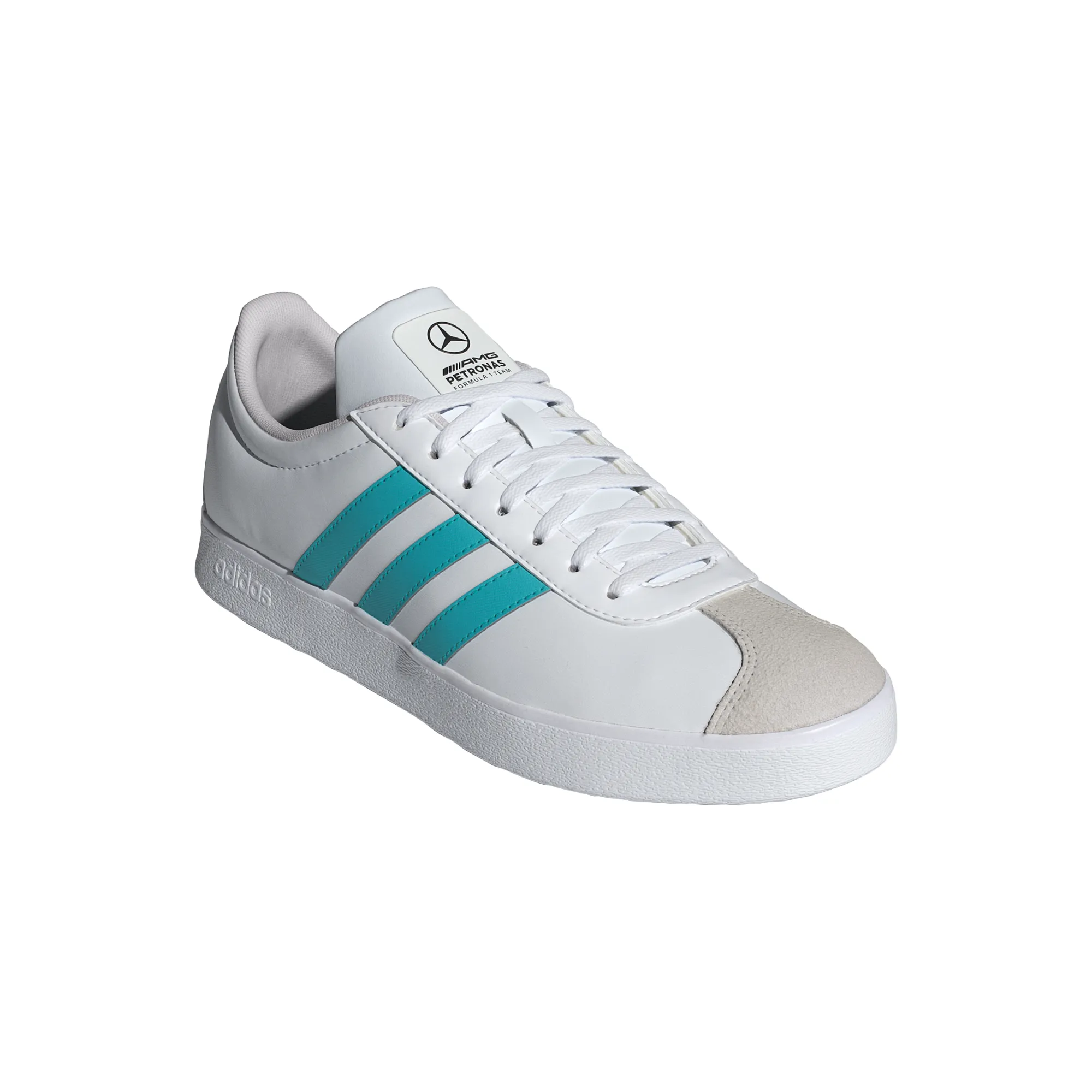 Mercedes AMG Petronas adidas VLCourt Base Trainer - White