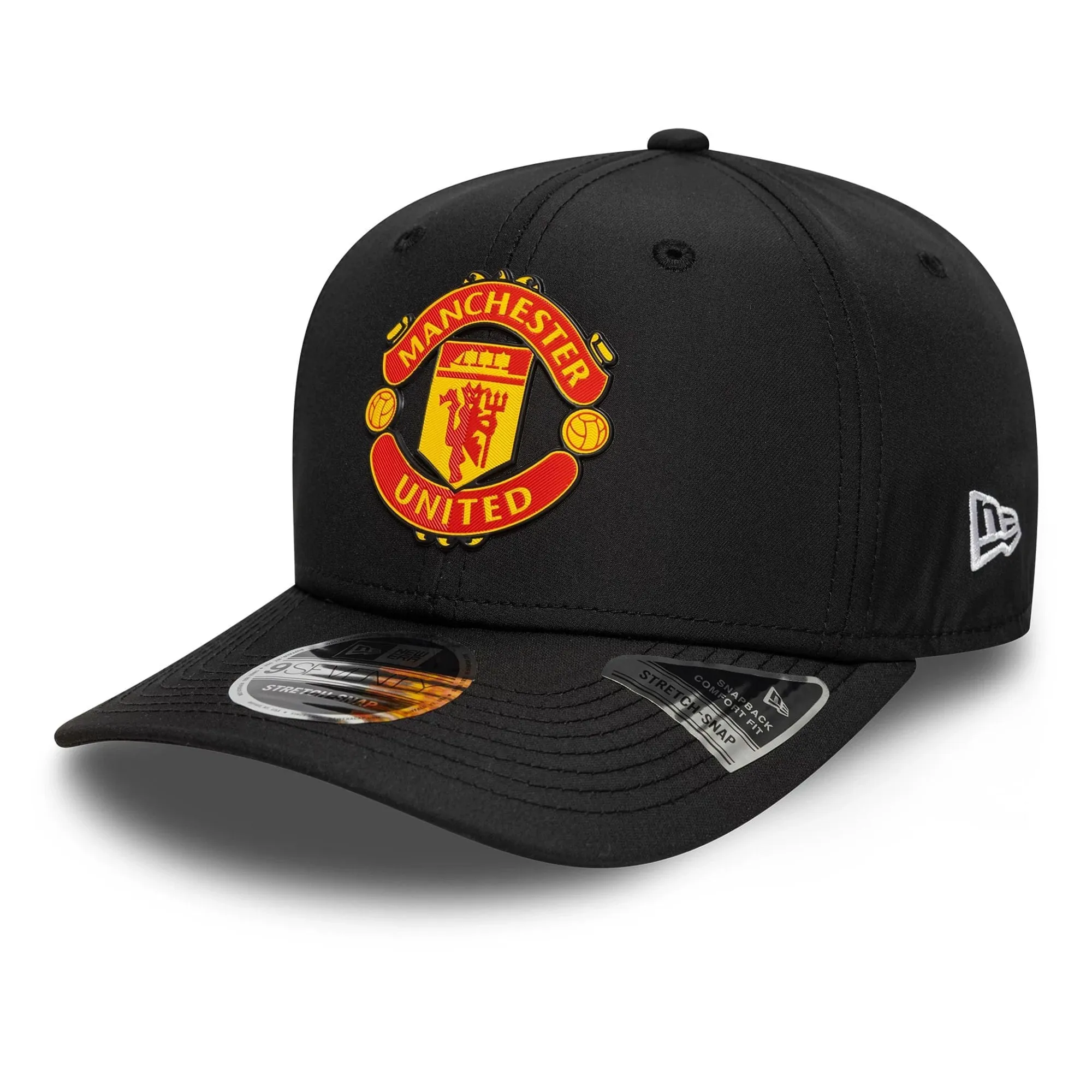 Manchester United FC Black 9SEVENTY Stretch Snap Cap New Era Cap adult unisex