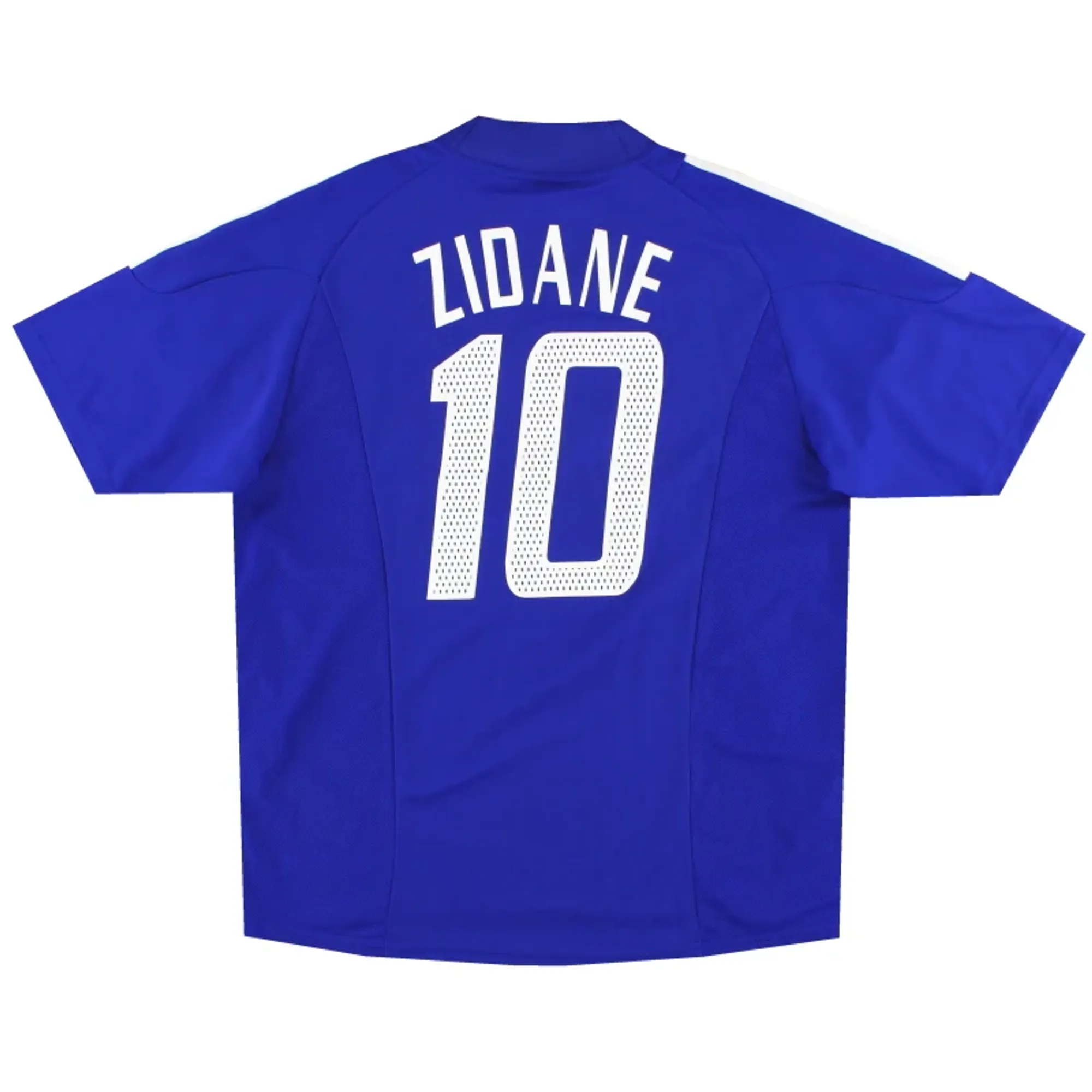 2002-04 France adidas Home Shirt Zidane #10 *Mint* L - France / Mint 