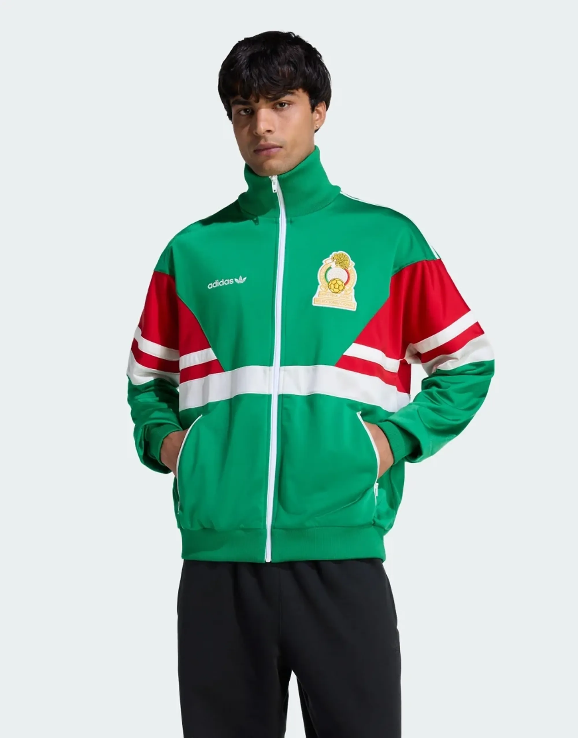 adidas Originals Mexico '86 Retro Track Top - Green - Mens