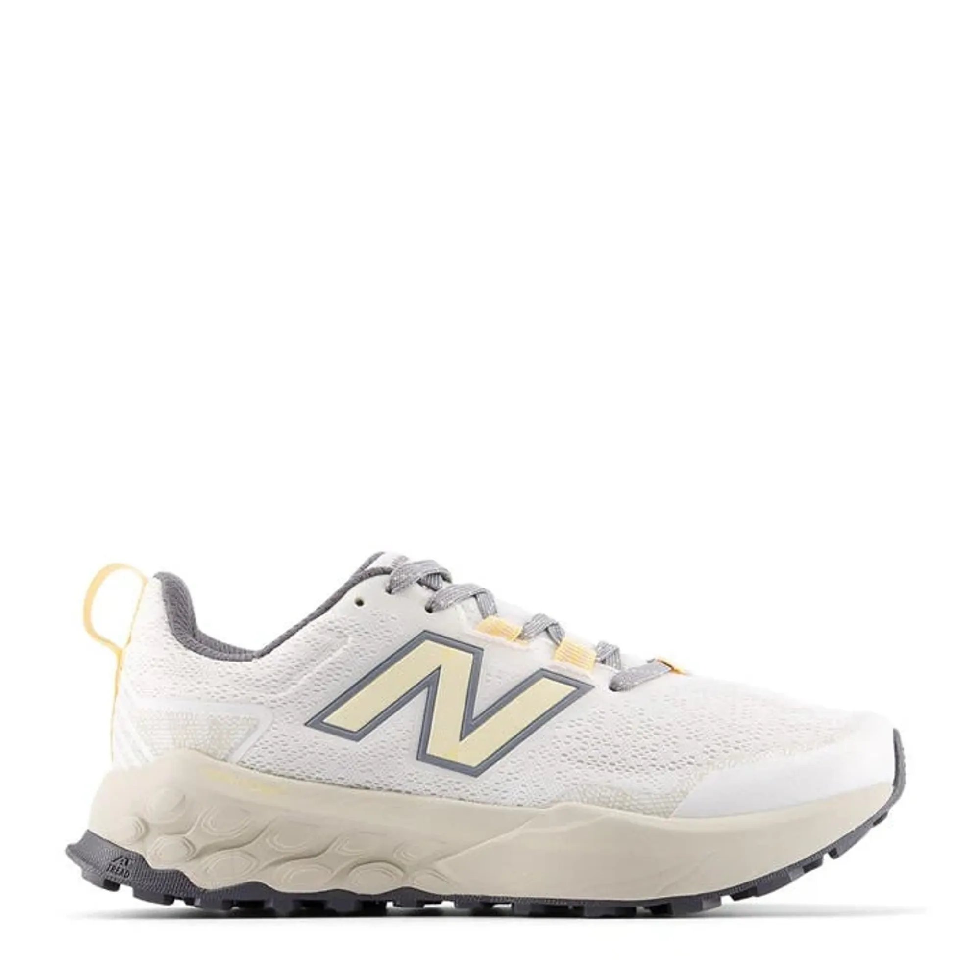 New Balance Women Fresh Foam X Garoé V2 in White/Brown Textile