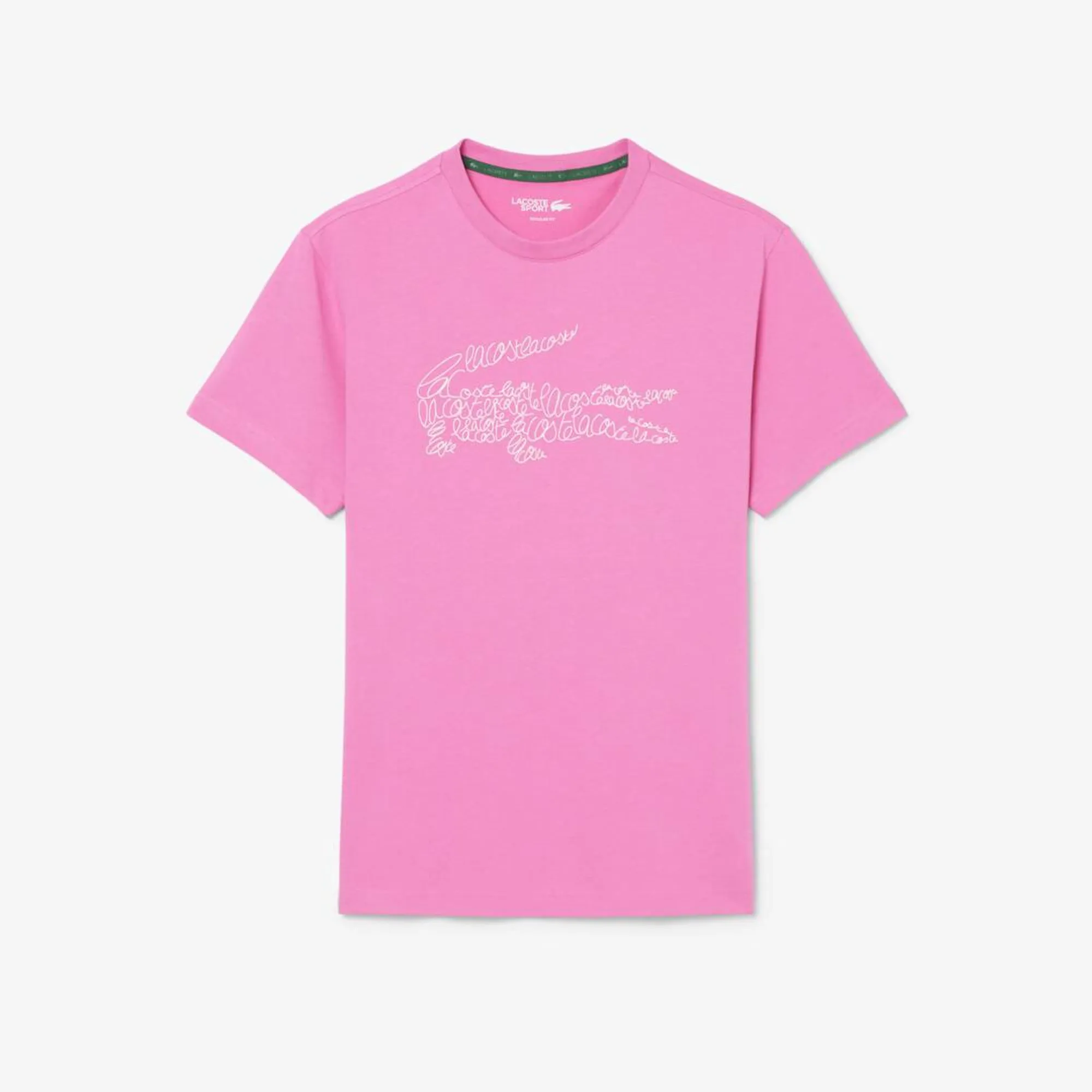 Lacoste Ultra Dry Sport T-shirt - Rose / Rose Pale