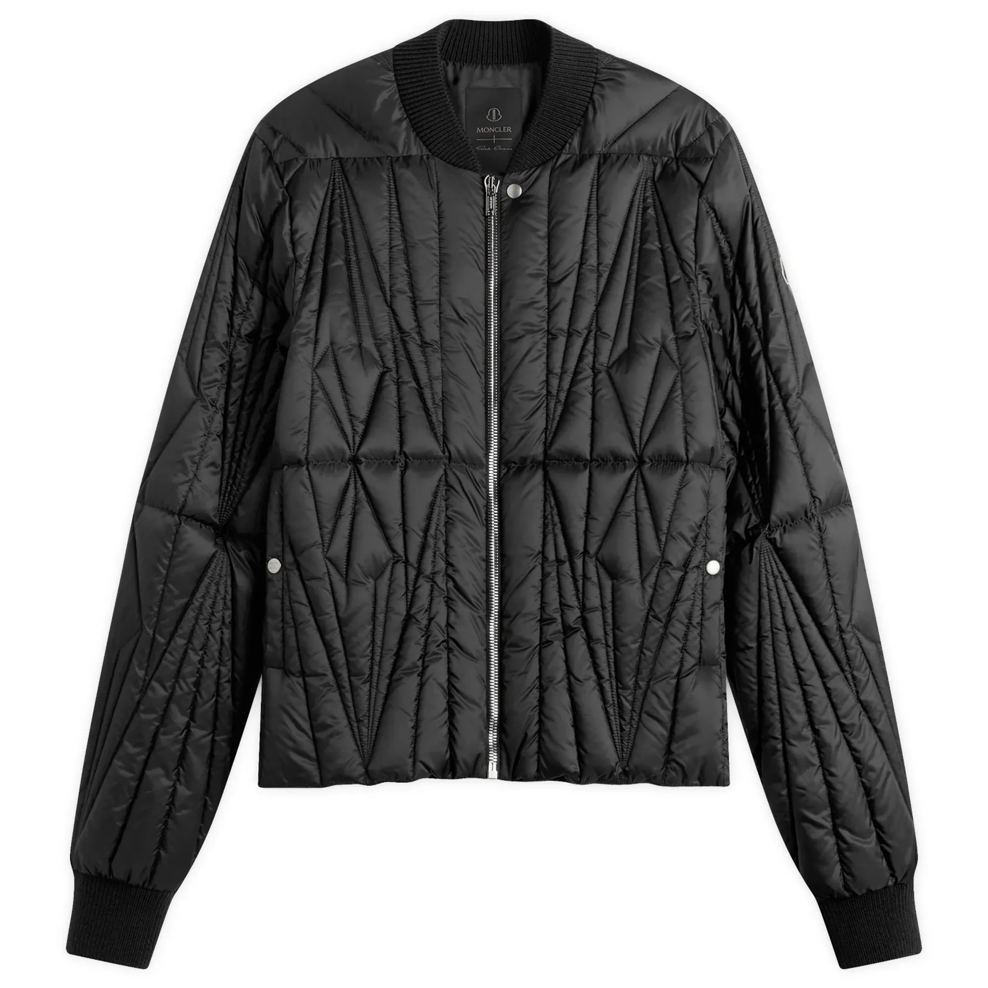Rick Owens x Moncler Geocamo Flight Jacket Black