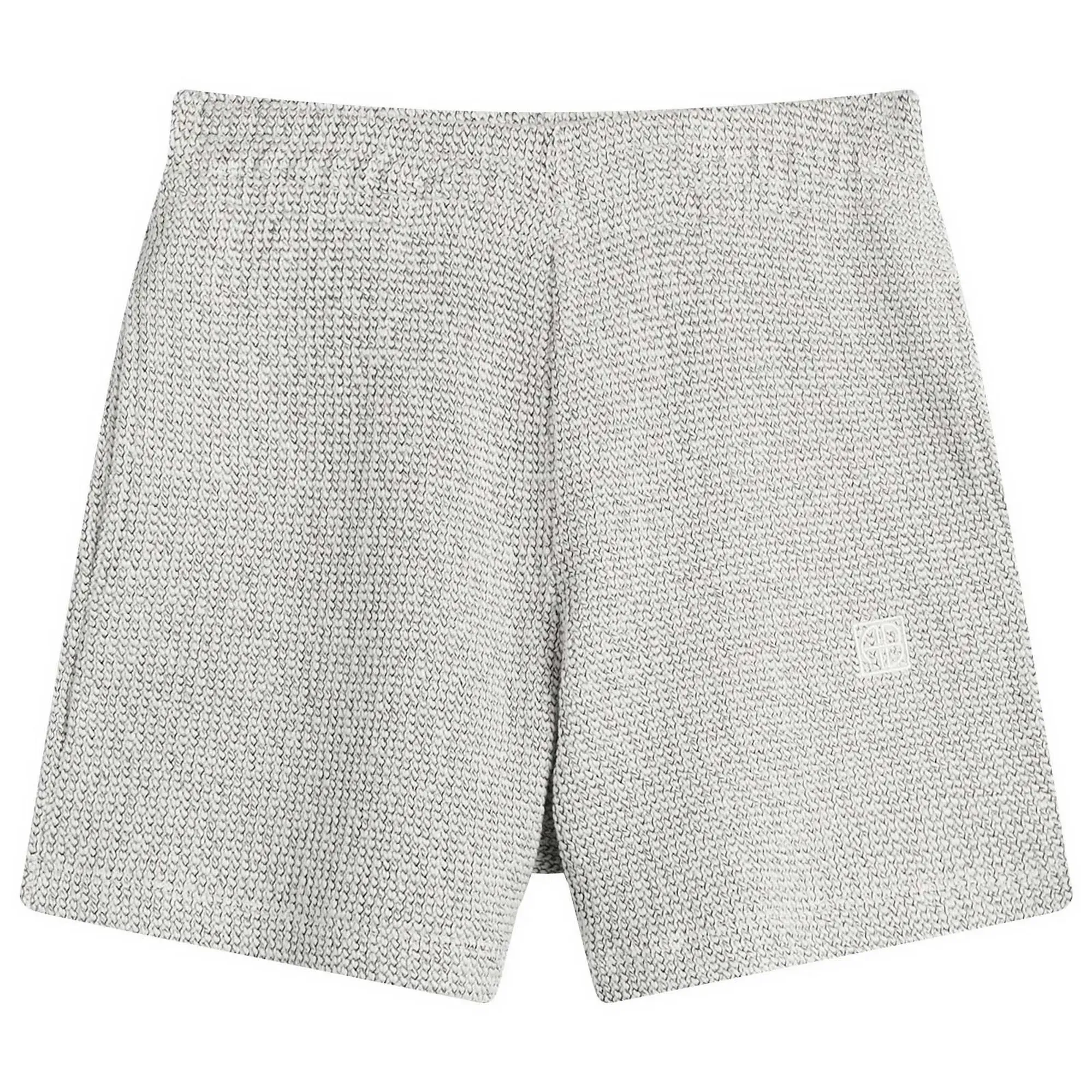 Anine Bing Women's Kam Sweat Shorts White/Black