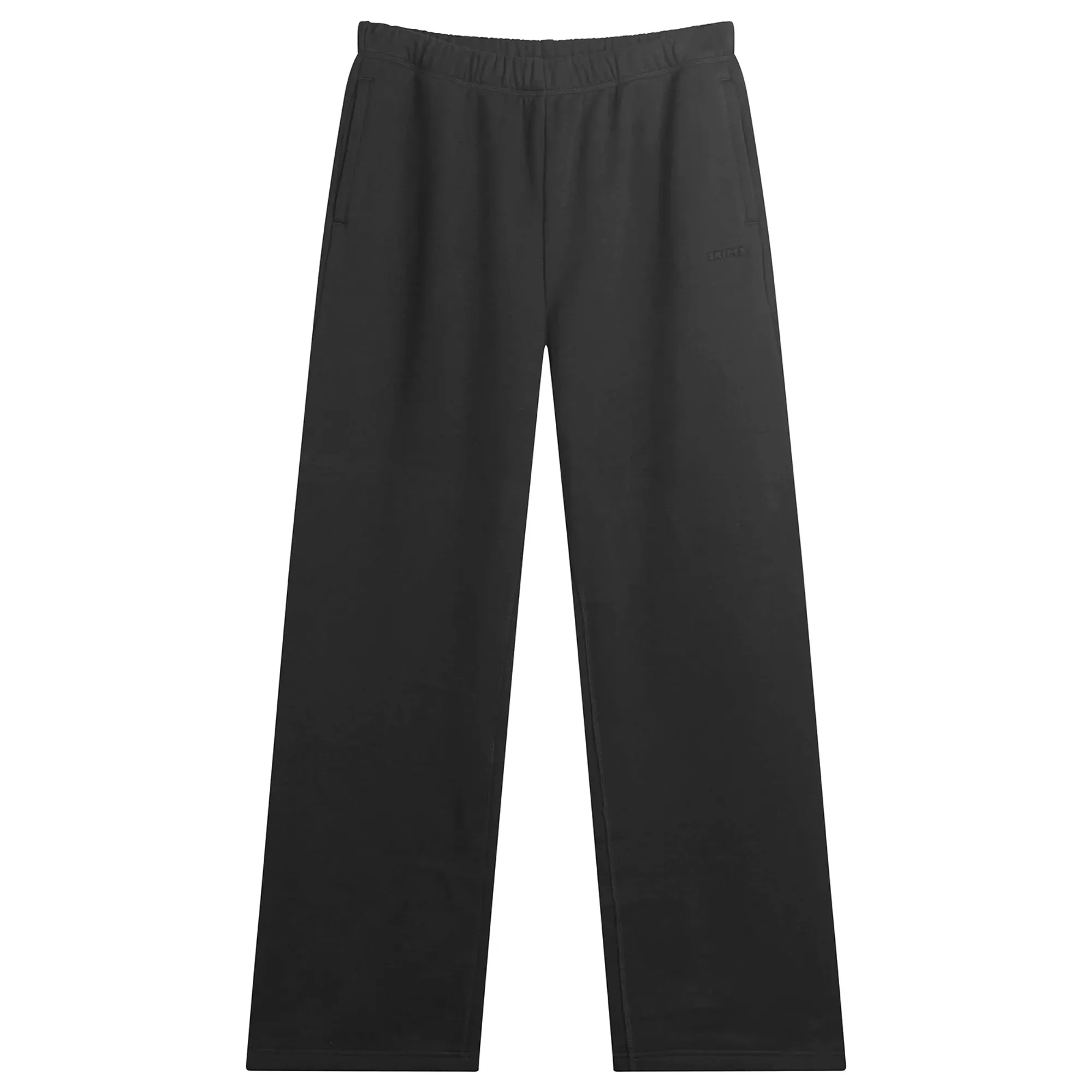 SKIMS Women's Cotton Fleece Classic Straight Leg Pant Onyx