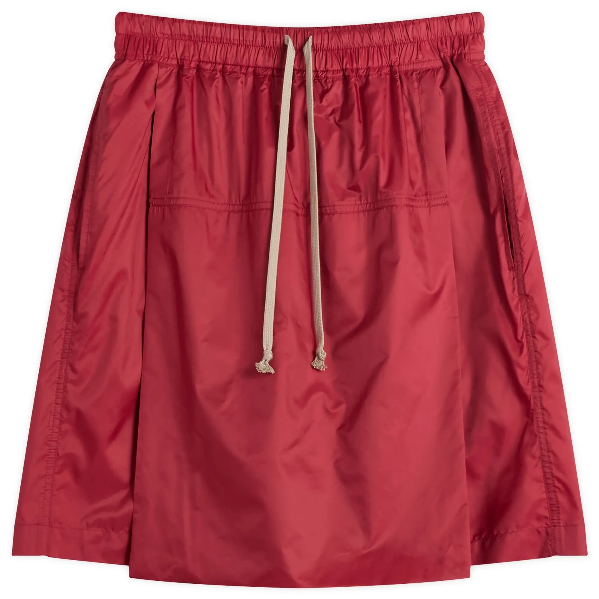 Rick Owens x Moncler Kiltshorts Drawstring Shorts Carnelian