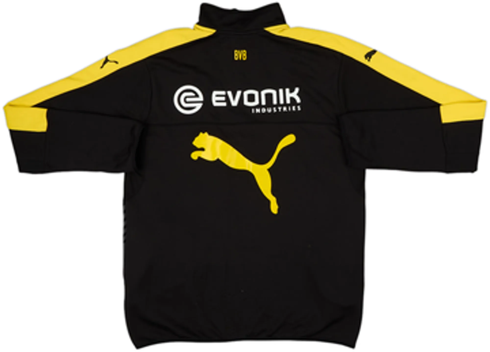 2015-16 Borussia Dortmund Puma 1/4 Zip Sweat Top - 8/10 - (L)
