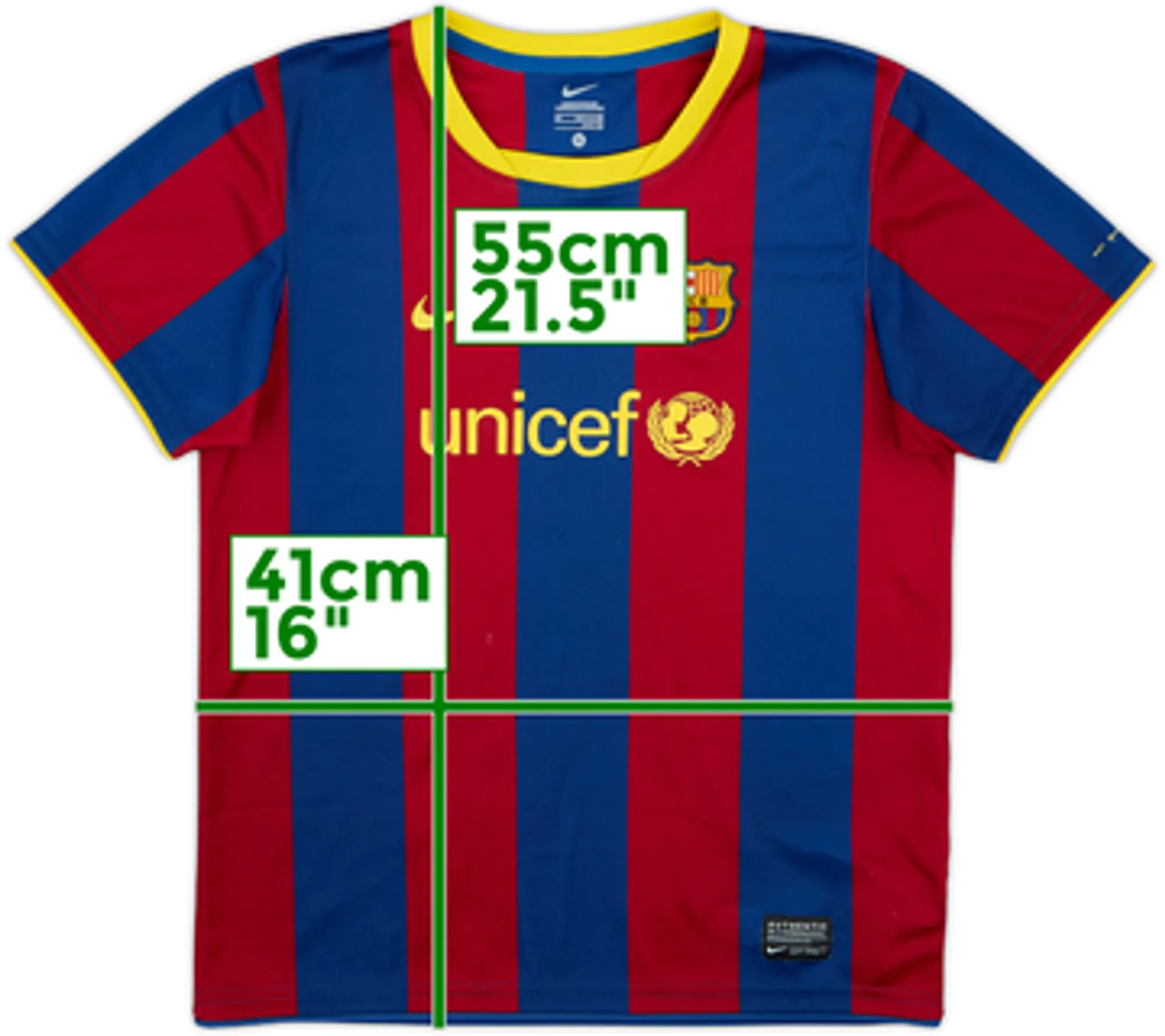 2010-11 Barcelona Home Shirt - 8/10 - (7-8 Years)