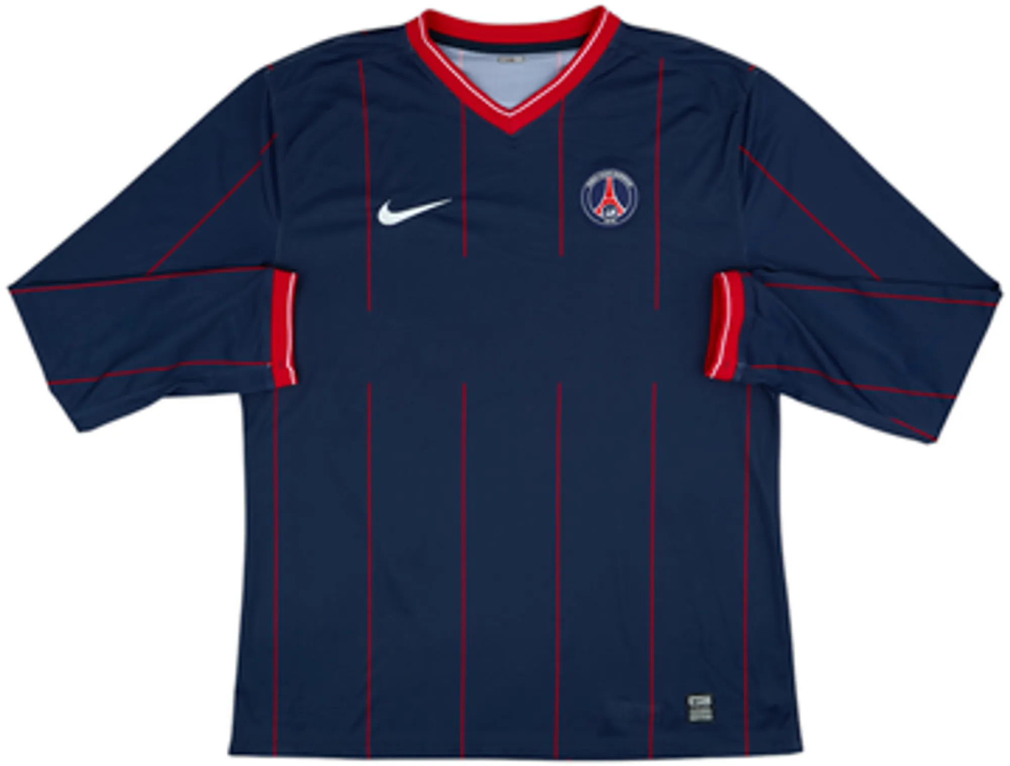 2009-10 Paris Saint-Germain Player Issue Home L/S Shirt Makelele #4 - 8/10 - (XL)