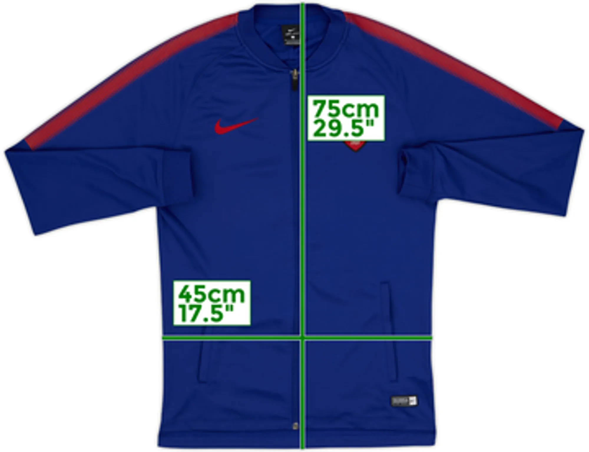 2017-18 Roma Nike Track Jacket - 10/10 - (S)