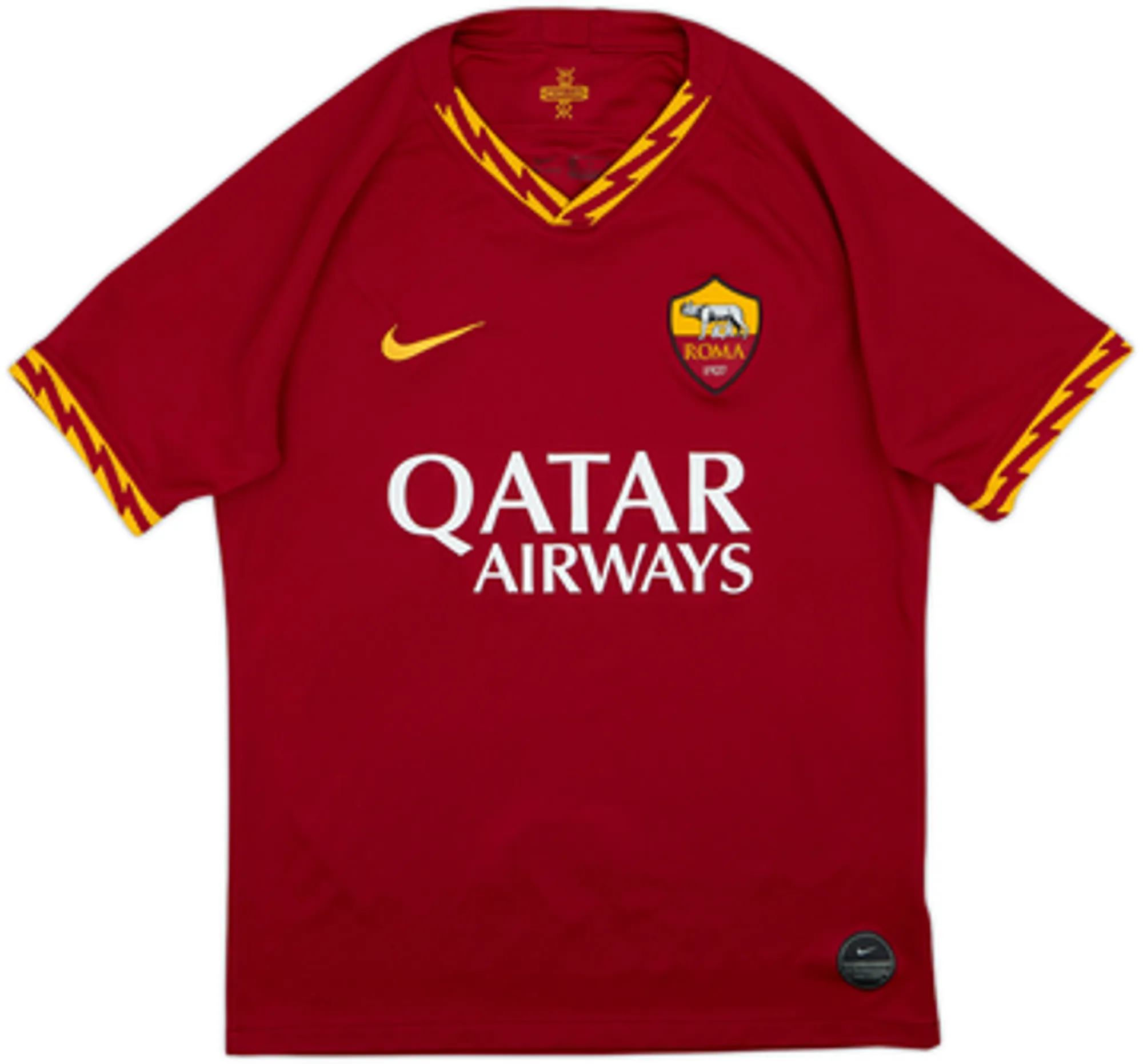 2019-20 Roma Home Shirt Dzeko #9 - 9/10 - (S)