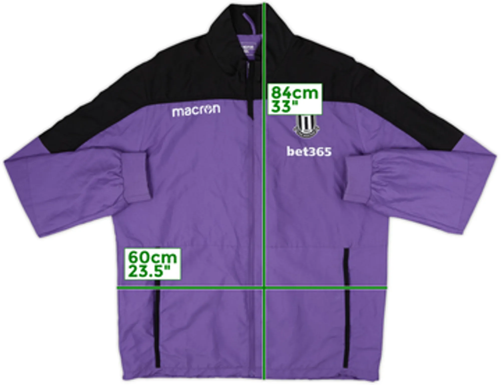 2018-19 Stoke City Macron Track Jacket - 8/10 - (XXL)