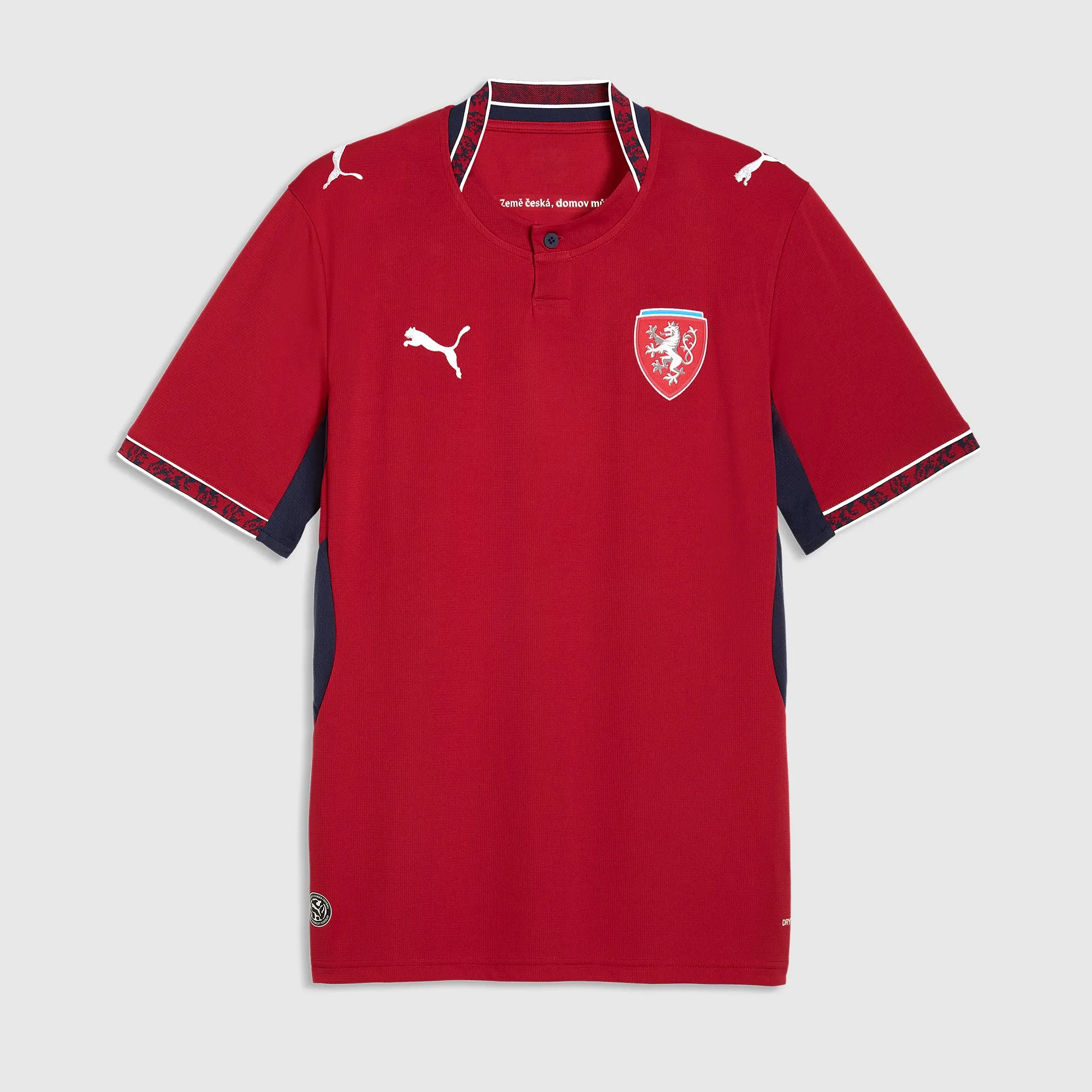 Puma Czech Republic 2026 Home Shirt Dark Cherry Puma Navy