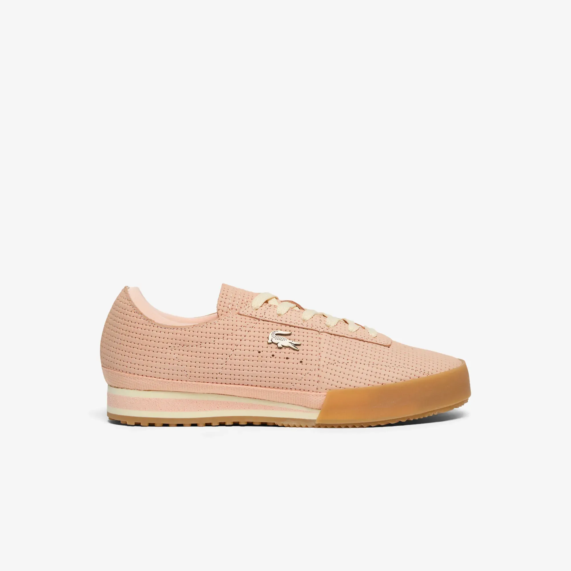 Lacoste Women’s Aura Leather Sneakers - Light Pink / Gum
