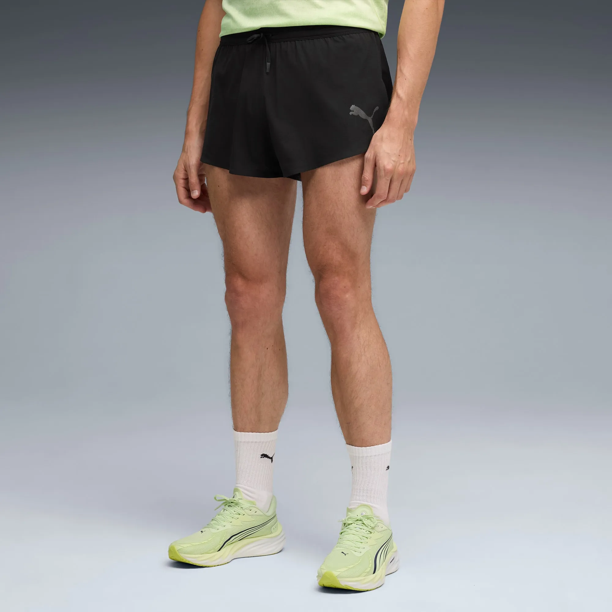 PUMA Lightspeed Ultraweave Running 2" Shorts Men, Black, size Large