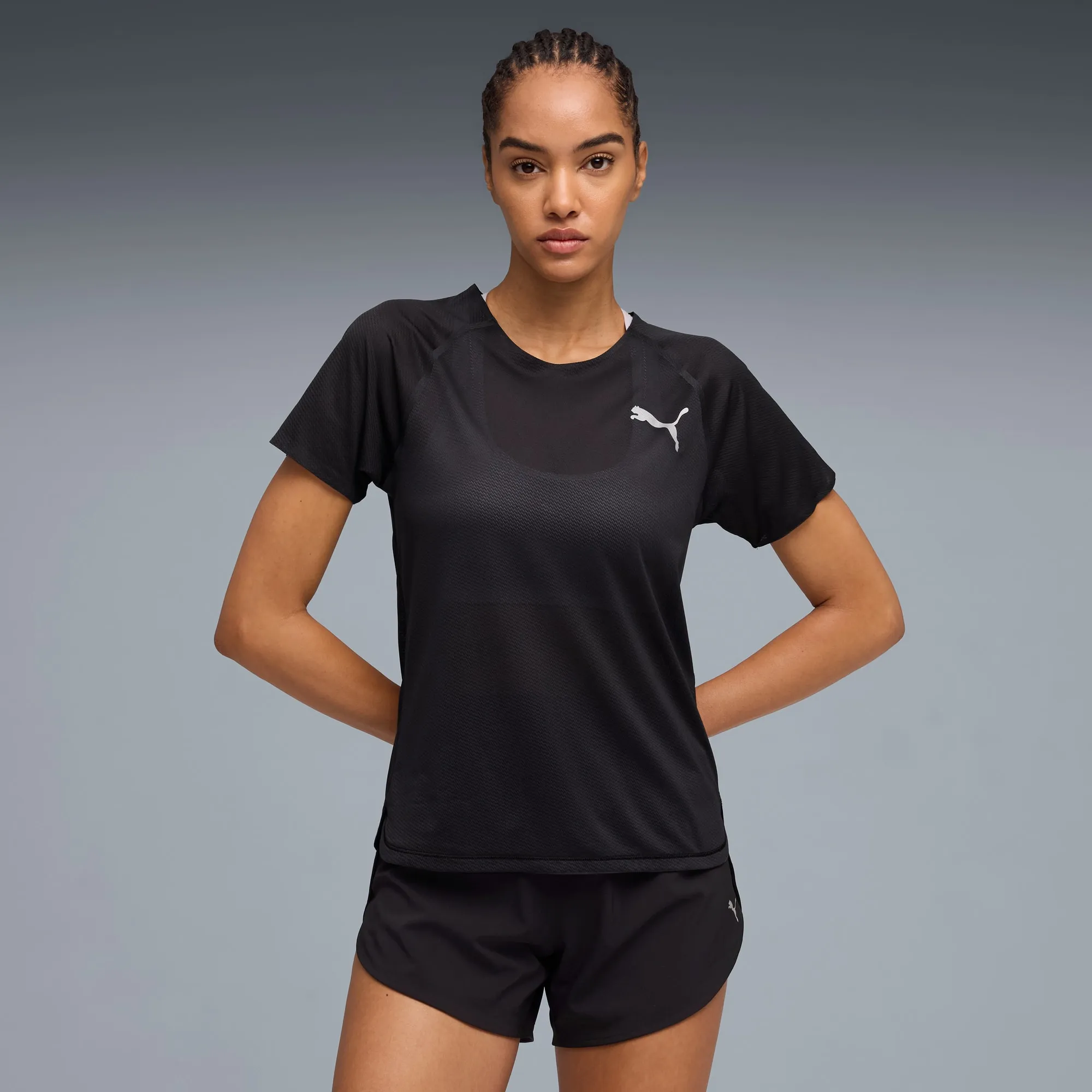 PUMA Lightspeed Running T-Shirt Women, Black, size 3XL