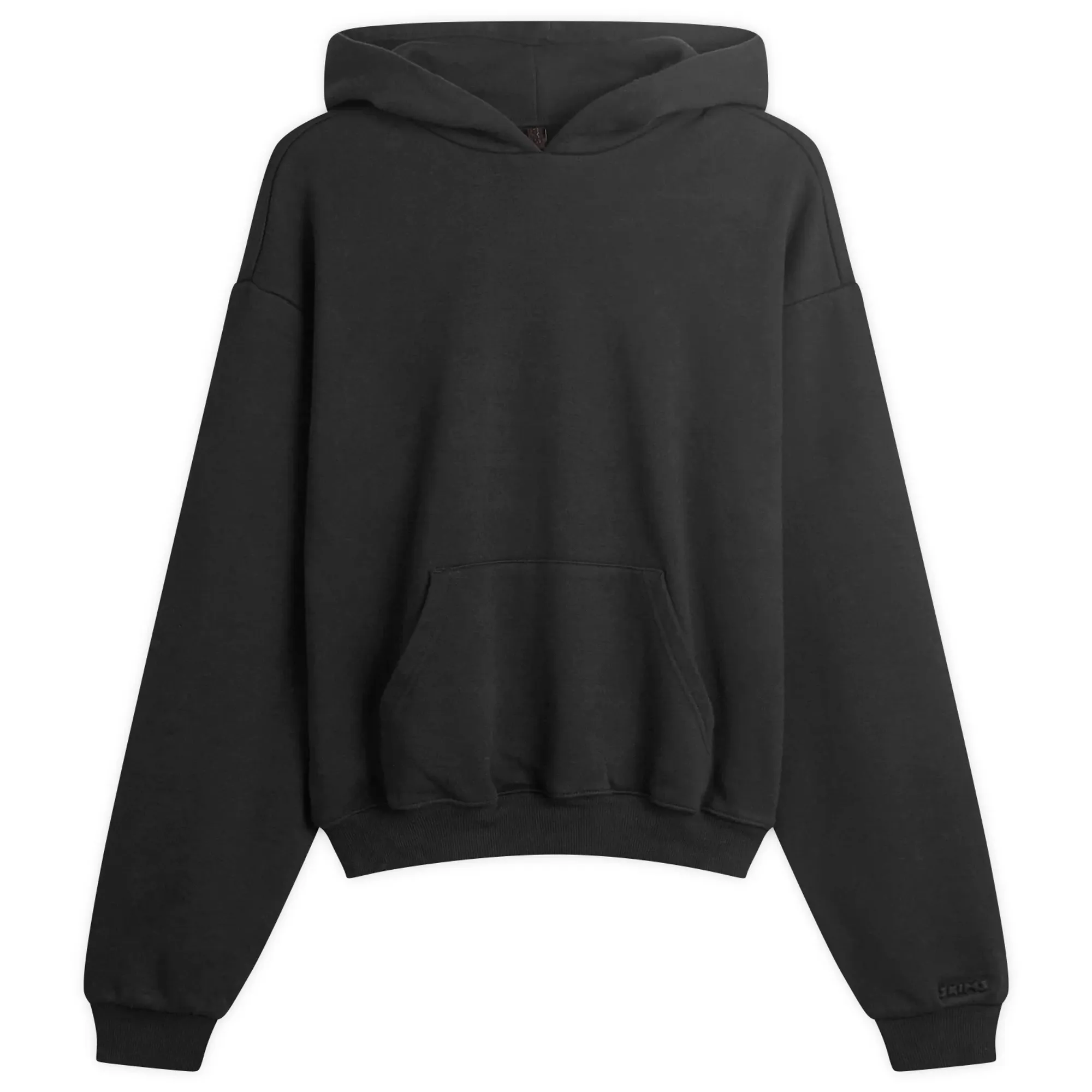 SKIMS Women's Cotton Fleece Classic Pullover Hoodie Onyx