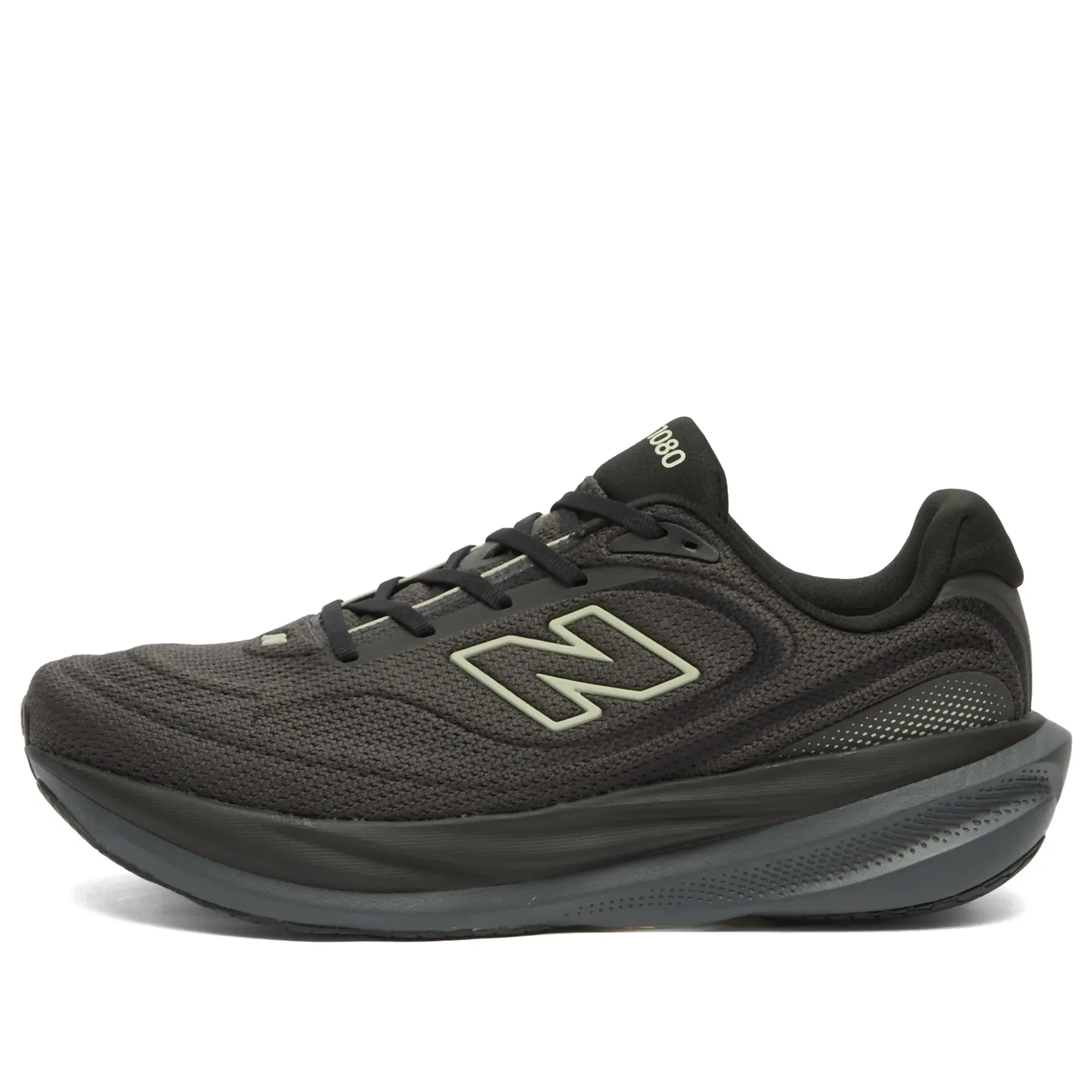 New Balance 1080 Sneaker Black/Faded Black/Olivine